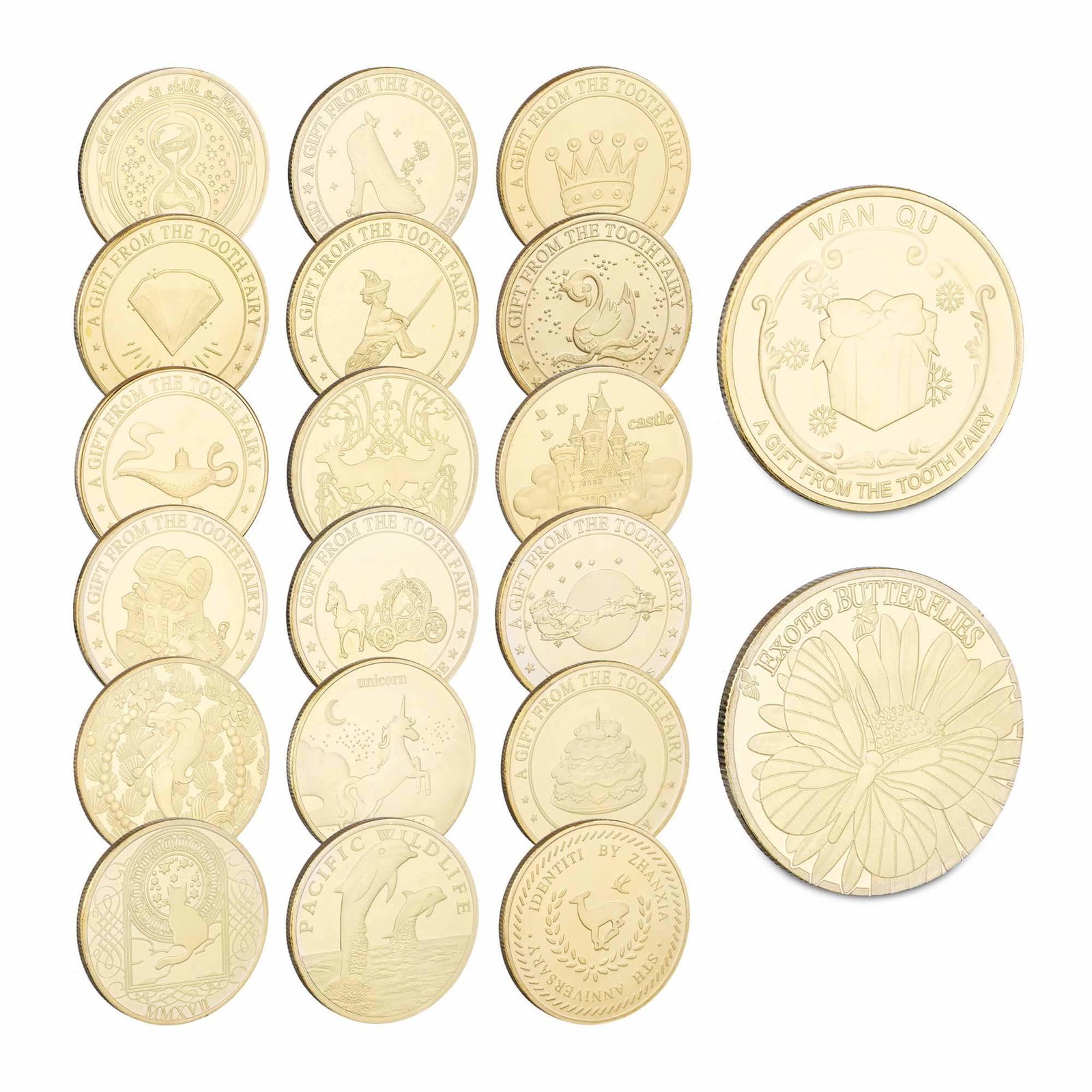 Tooth Fairy myntset om 20 st | Hem & Hobby | Pryloteket