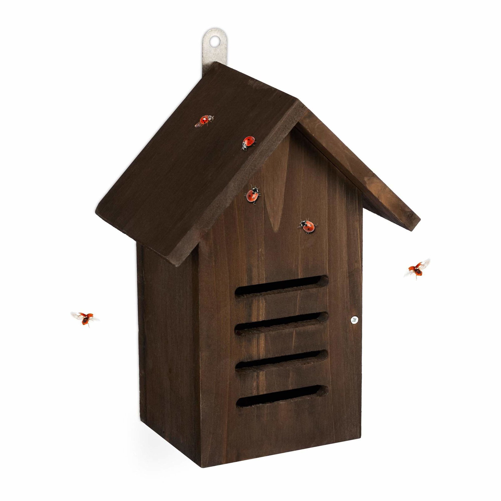 Nyckelpiga hus i brunt trä | Hem & Hobby - Hem & Hushåll - Balkong | Pryloteket