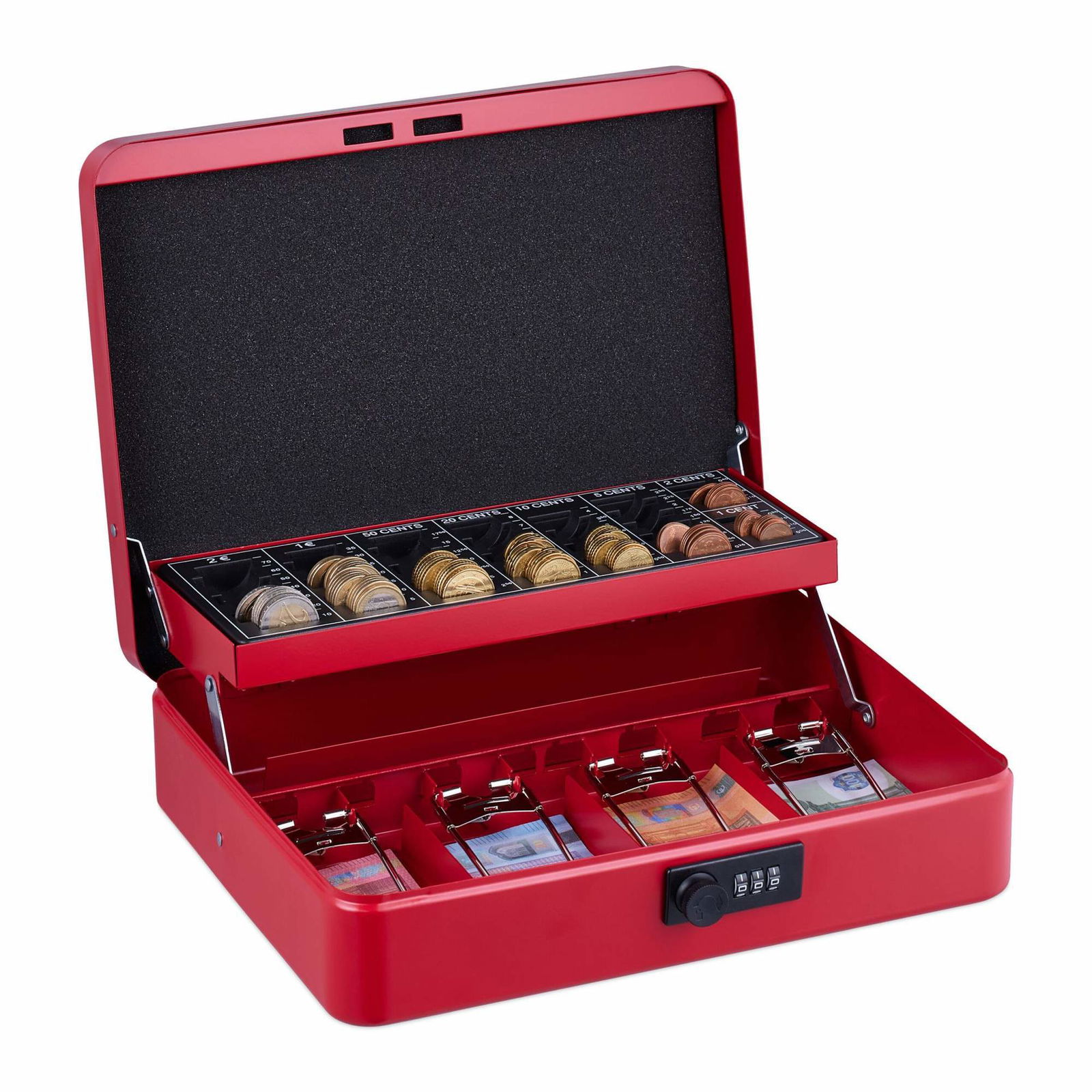 Kasseskuffe med kombination