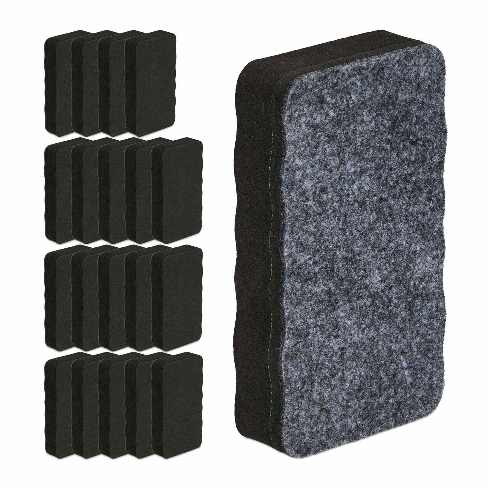 Svampe til whiteboards i sæt med 20 stk