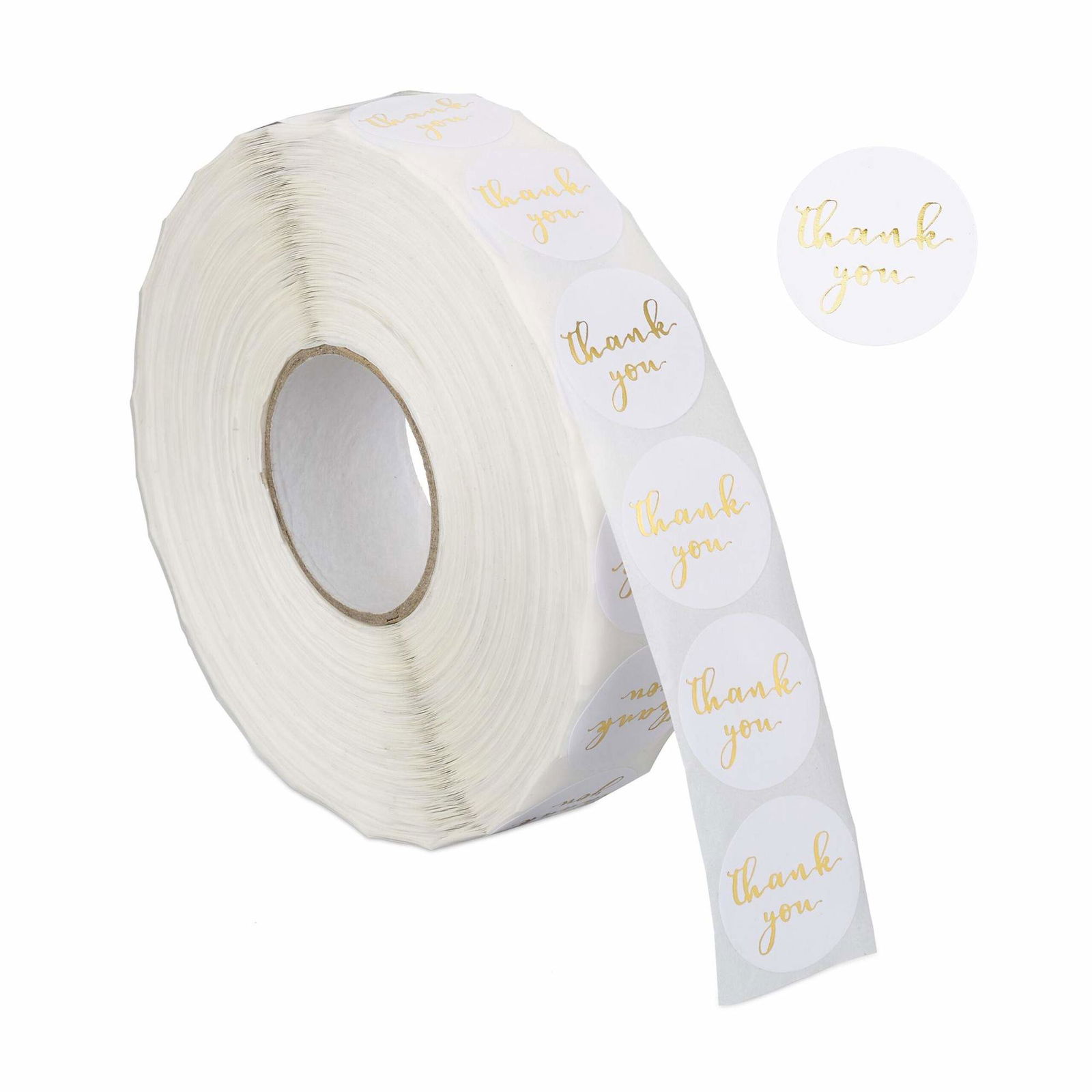 Tak-klistermærke "Tak" 2500 stk