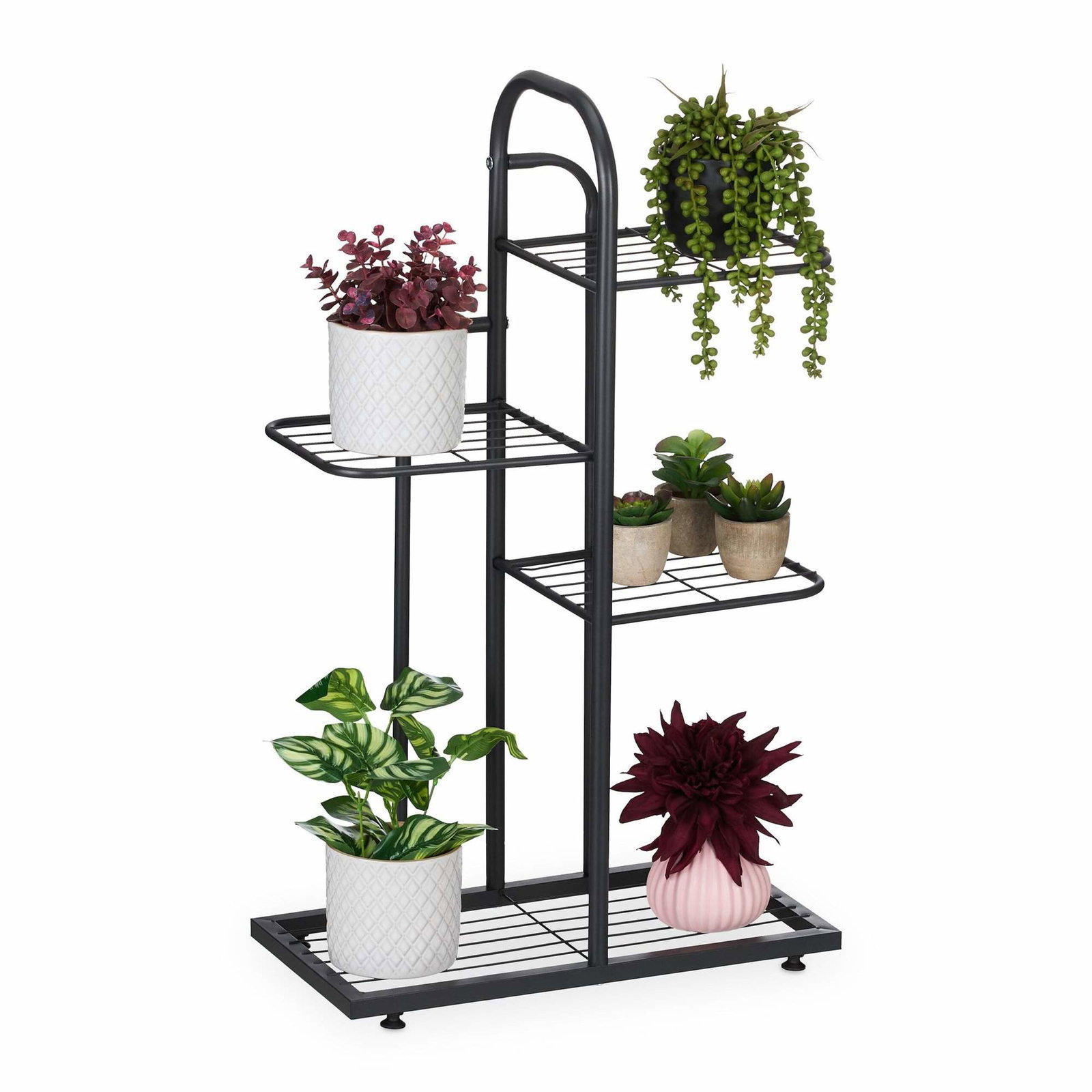 Svart växtställ 4 hyllor | Hem & Hobby | Pryloteket