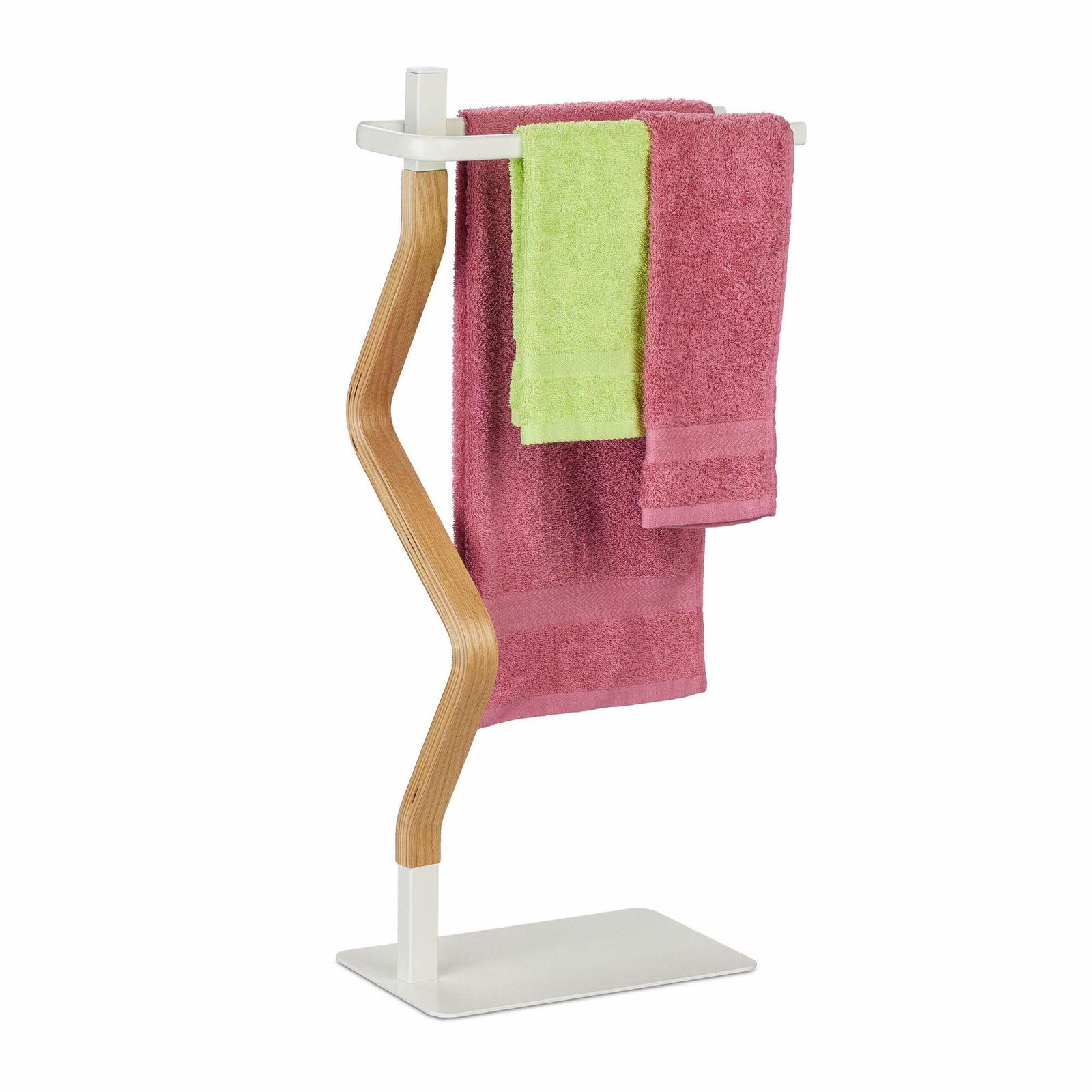 Håndklædeophæng med 2 skinner