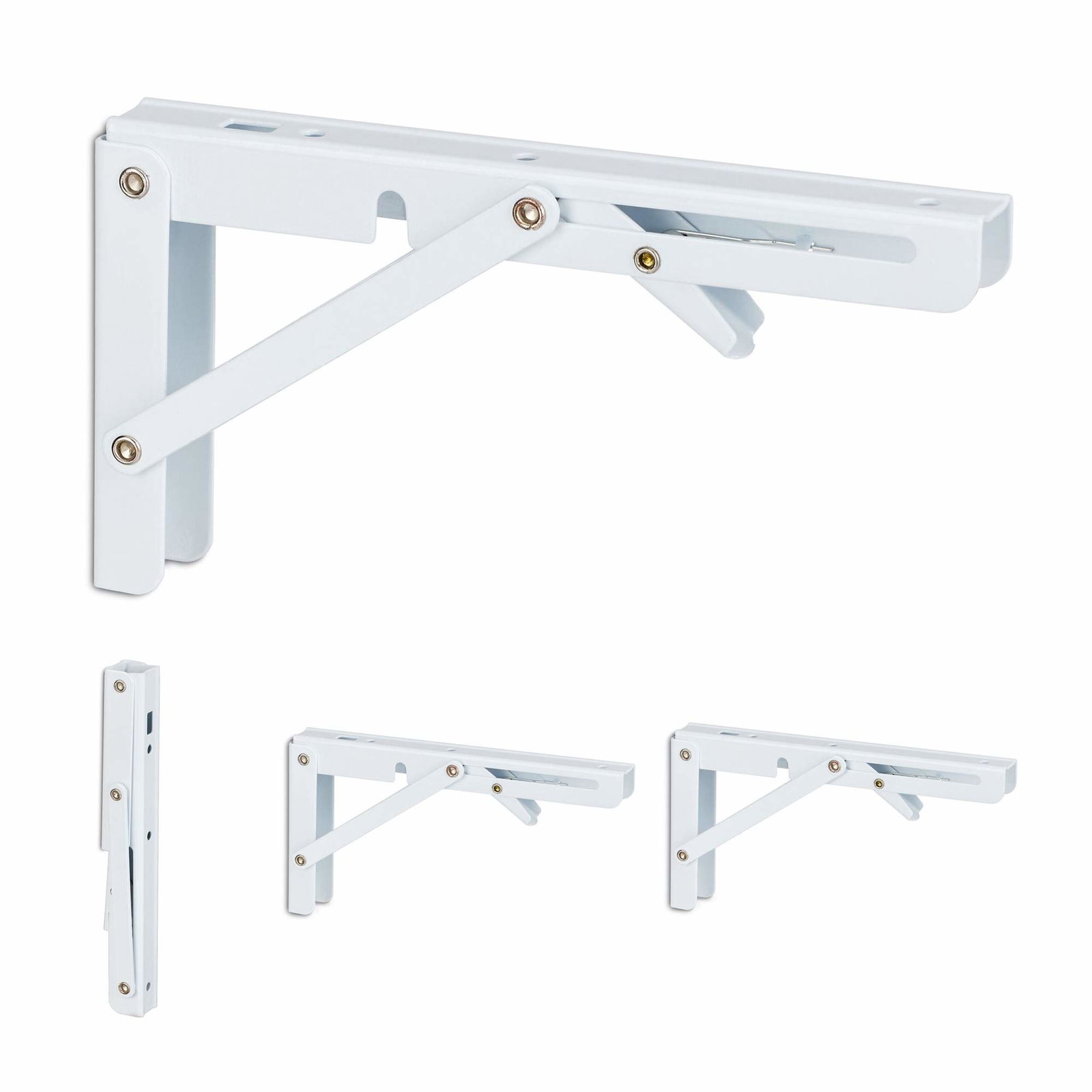 Sammenfoldelige hyldestøttesæt med 4 stk