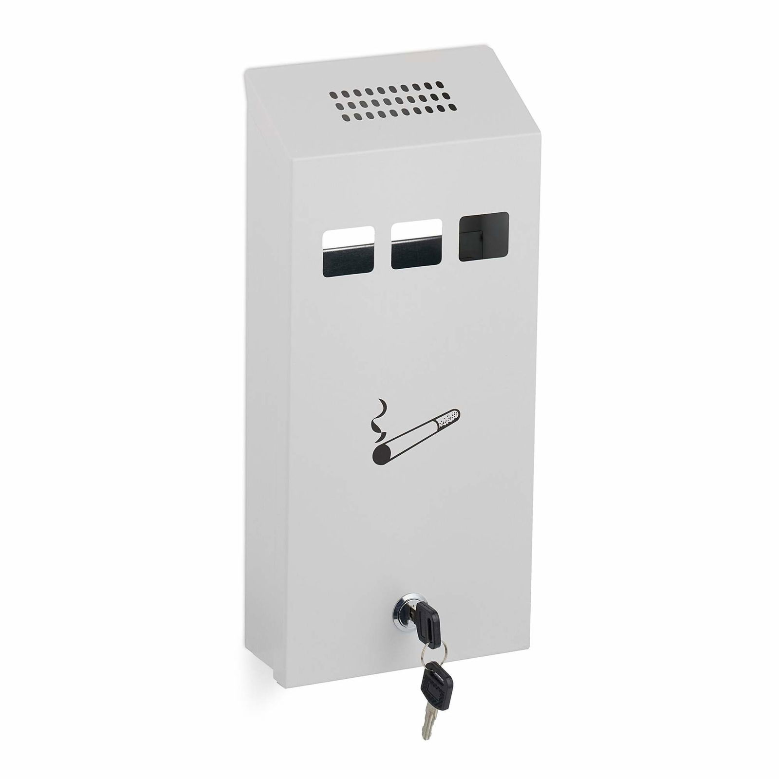 Askebæger med hvid væg