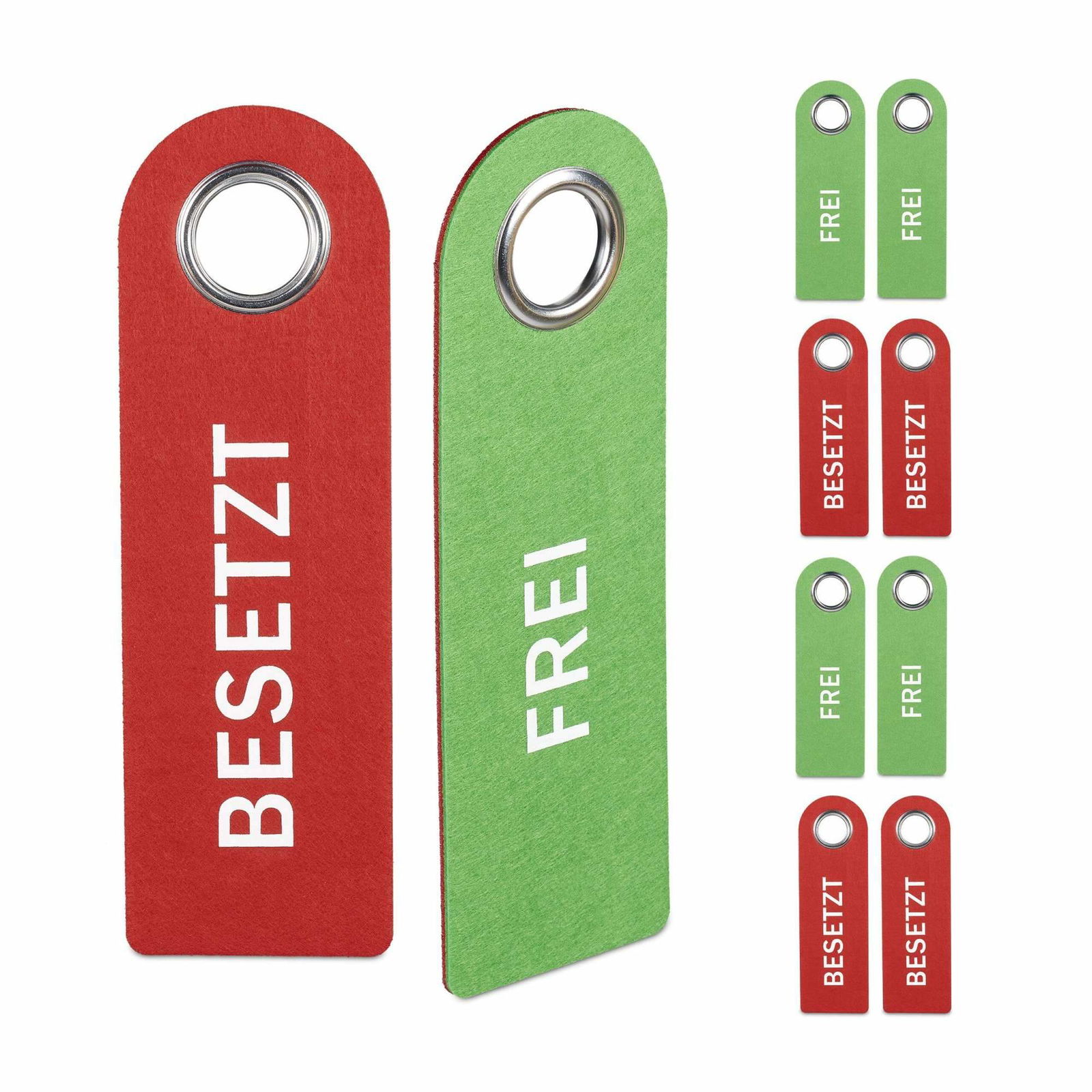 Dørskilt optaget gratis sæt med 10 stk