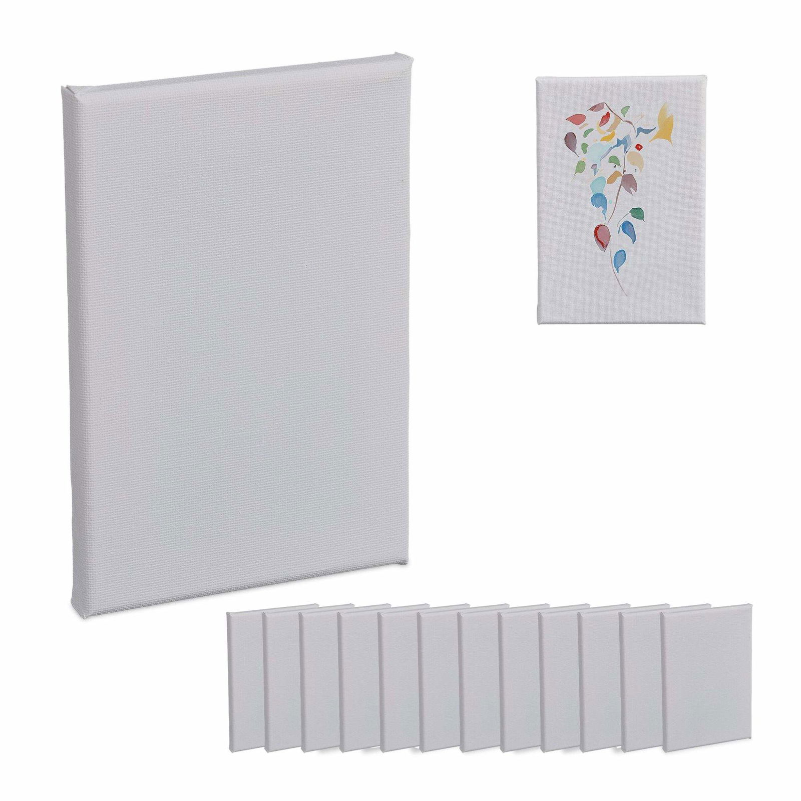 Lærred 12 x 18 cm i sæt af 14 stk