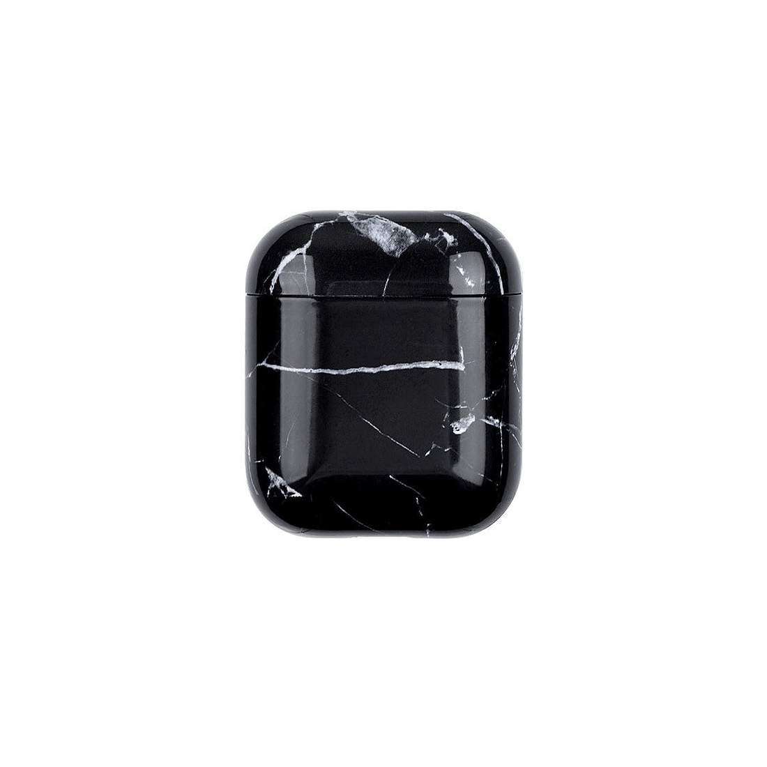 Skyddsfodral till AirPods - Svart Marmor | Elektronik - Ljud & Bild - Hörlurar & Headset - Hörlurs- & Headset Tillbehör - Airpodtillbehör | Pryloteket