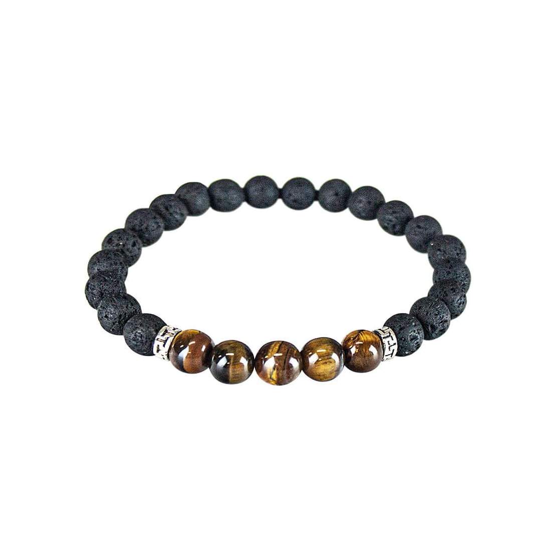 Armband med vulkansten - Brun | Mode & Accessoarer - Smycken, Smyckesset & Tillbehör - Armband | Pryloteket