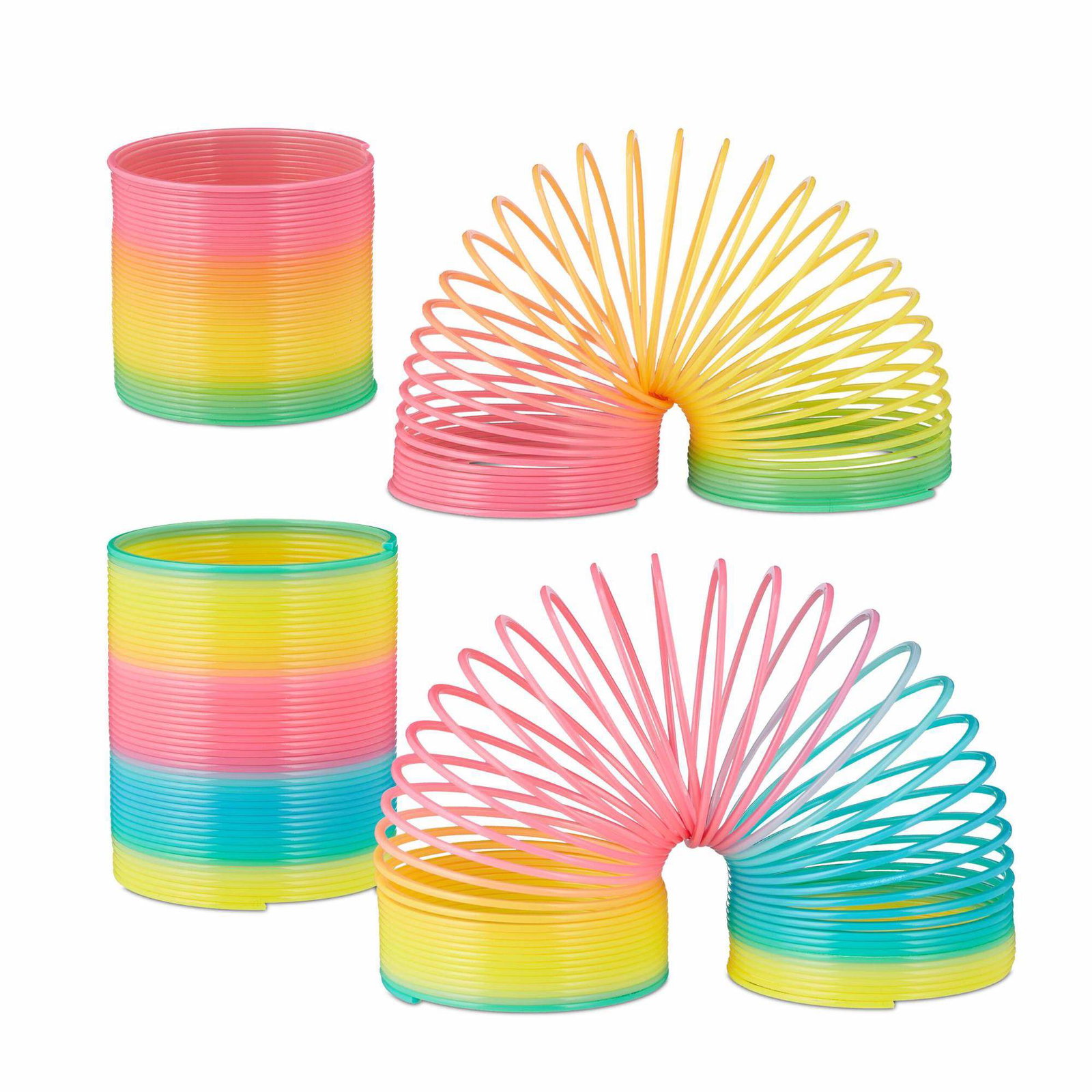 Rainbow spiral sæt med 4 stk
