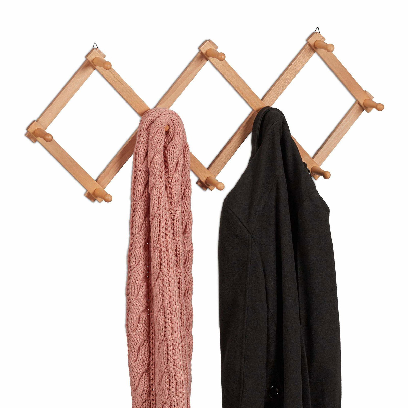 Infällbar vägghängare i trä | Hem & Hobby - Hem & Hushåll - Textil - Handdukar | Pryloteket