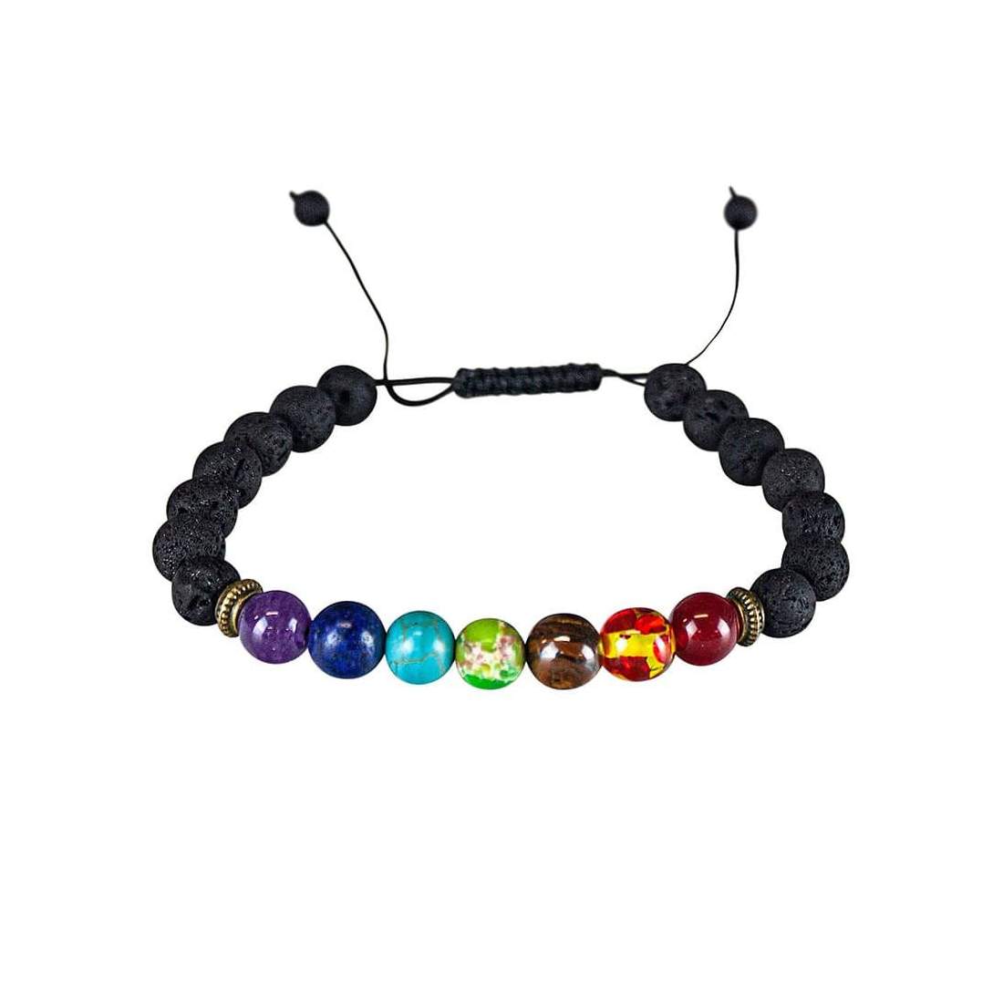 Chakraarmband med makramédetalj | Mode & Accessoarer - Smycken, Smyckesset & Tillbehör - Armband | Pryloteket