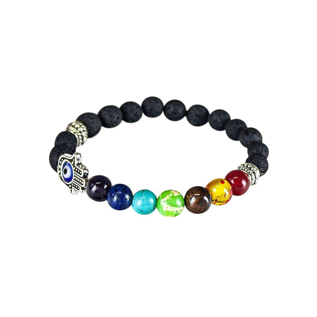 Chakraarmband med Hand of Fatima-detalj | Mode & Accessoarer - Smycken, Smyckesset & Tillbehör - Armband | Pryloteket