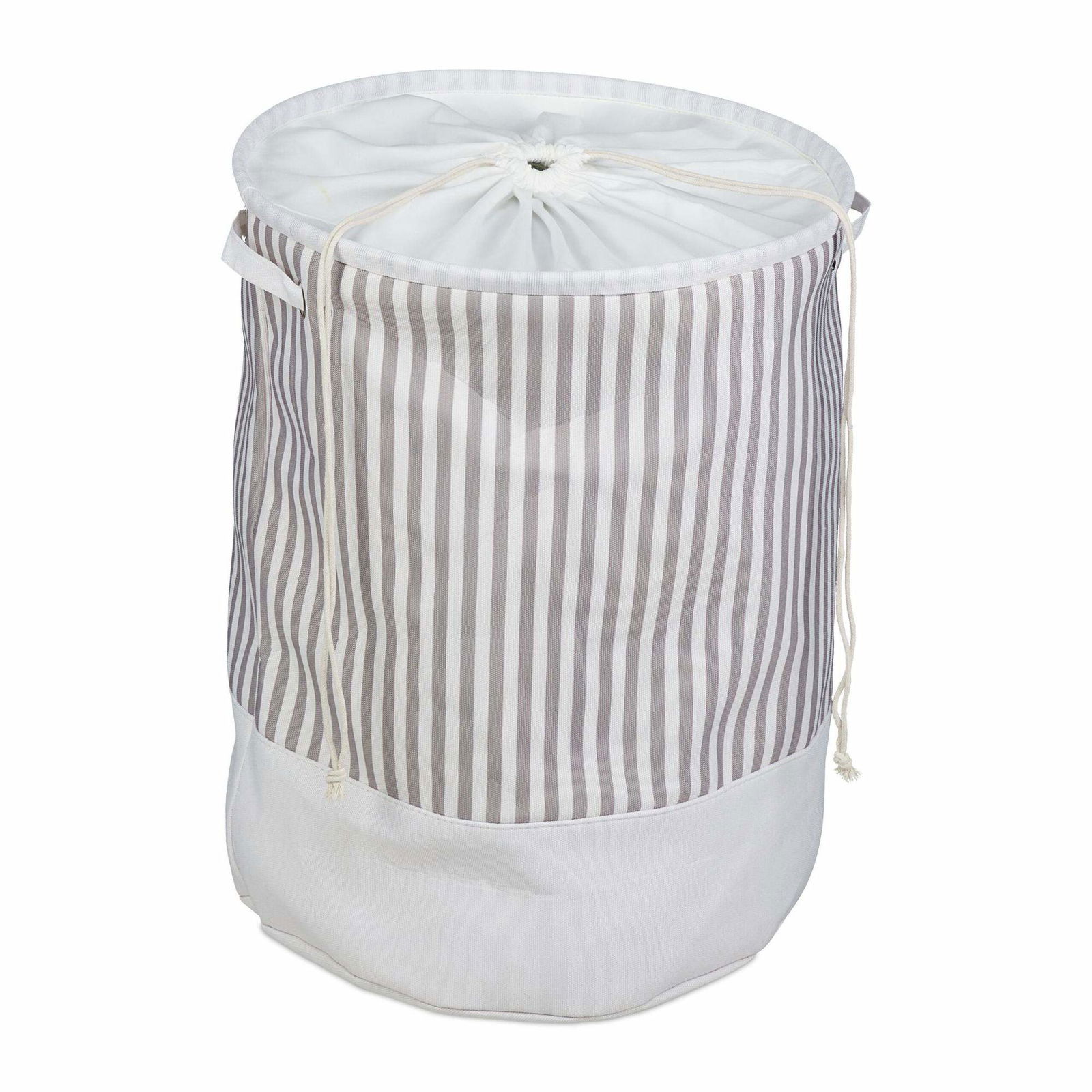 Vasketøjskurvstof med striber