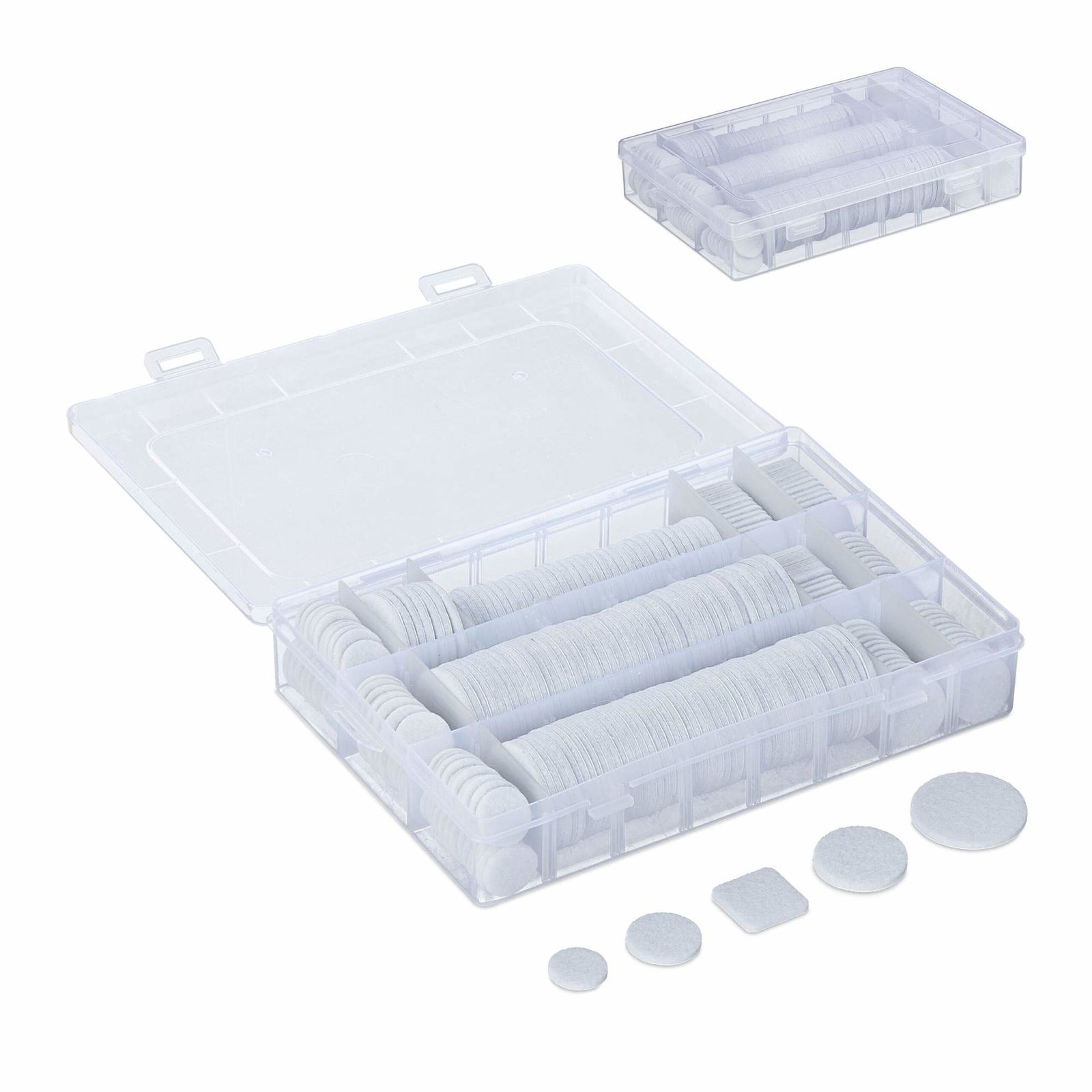 Sæt med 272 selvklæbende filtskydere