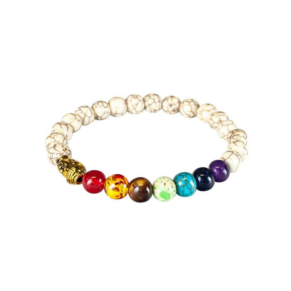 Chakraarmband med Buddhadetalj | Mode & Accessoarer - Smycken, Smyckesset & Tillbehör - Armband | Pryloteket