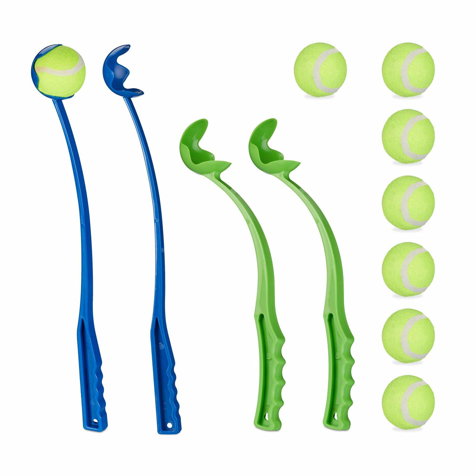 Kuglestødfanger til hunde sæt med 4 stk