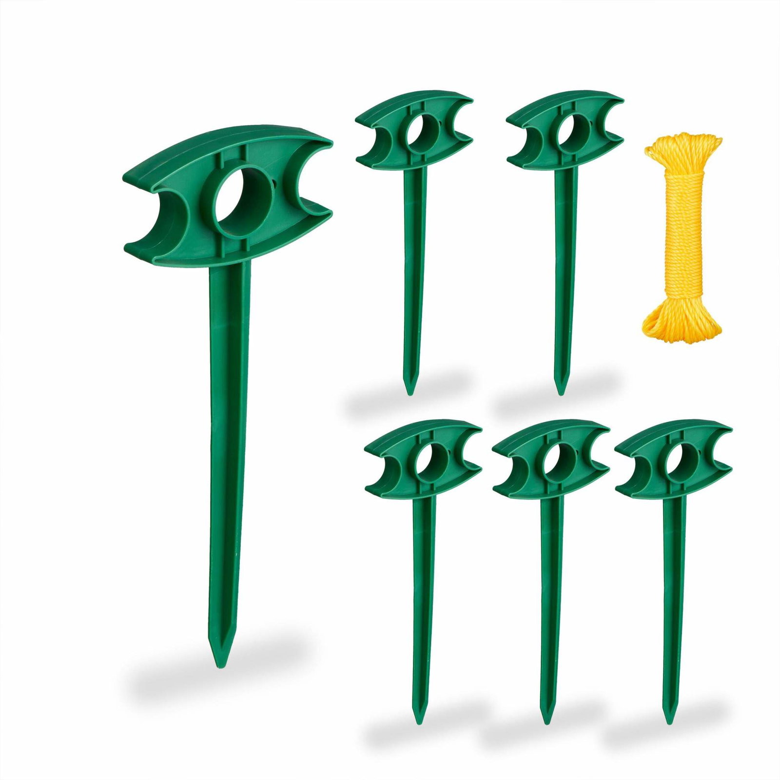 sæt med 6 pinde med plantesnor