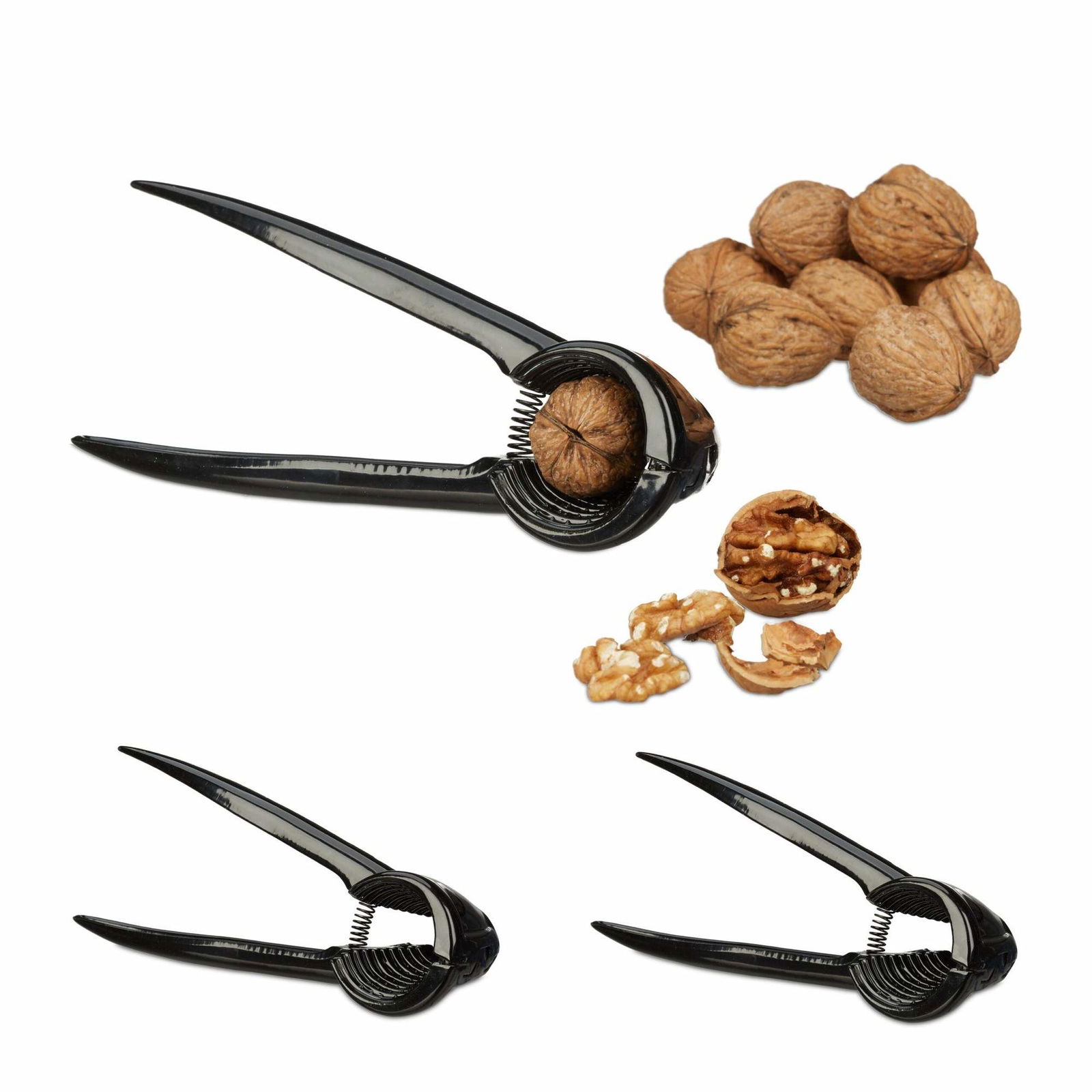 Nøddeknækker Sæt med 3 sorte