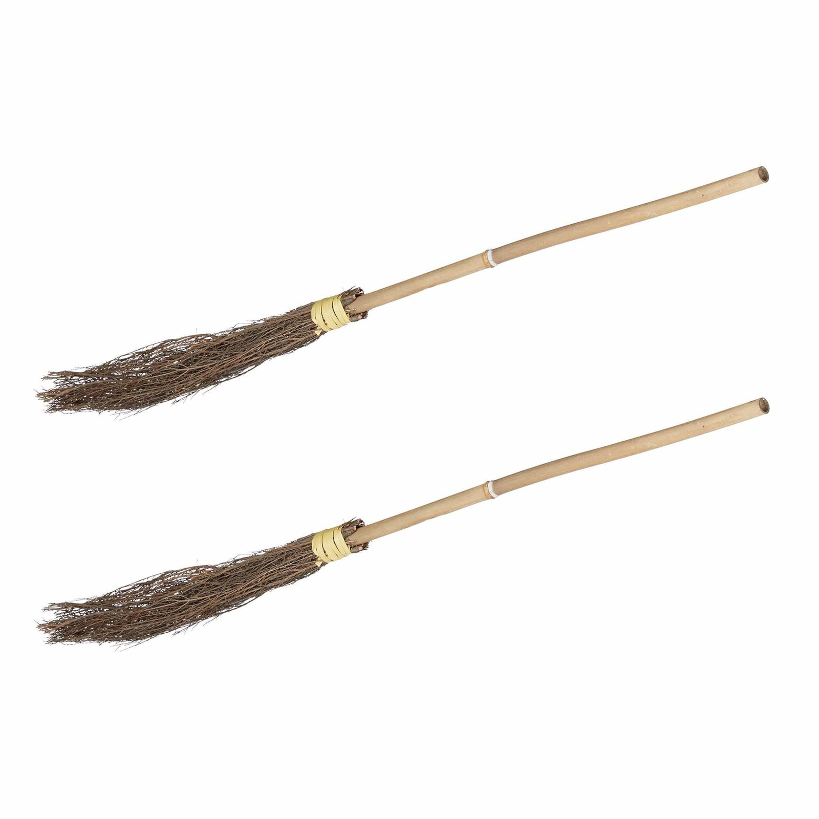 Bambu häxkvast set om 2 | Mode & Accessoarer - Accessoarer - Kostymtillbehör | Pryloteket