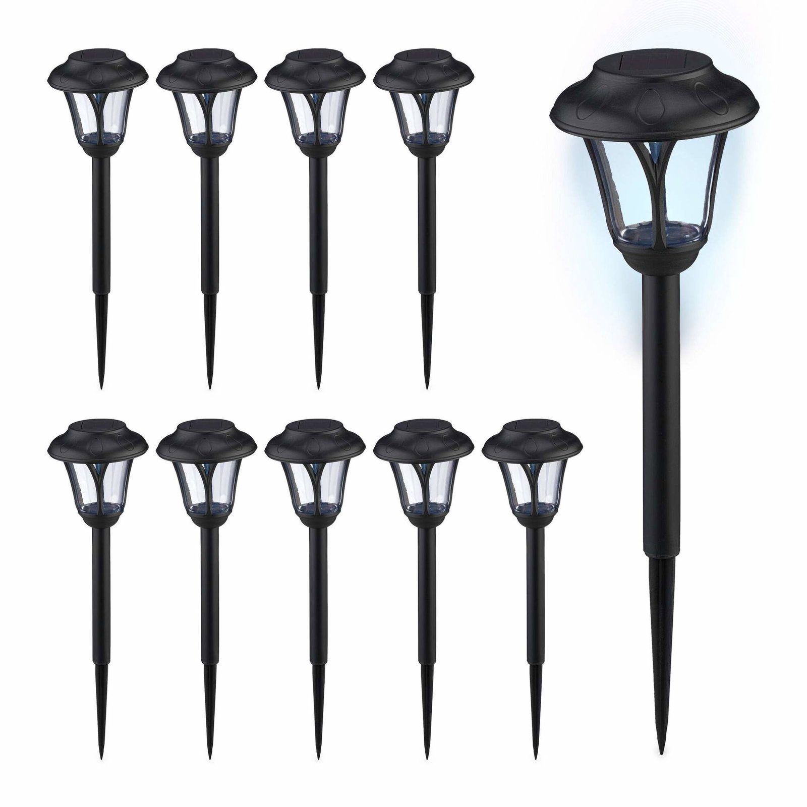 Sæt med solcellelamper