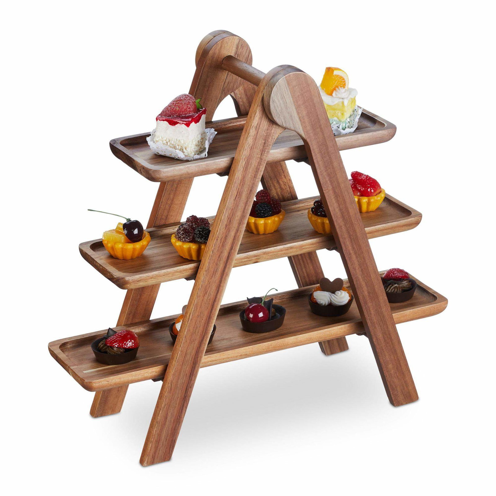 etagere i 3 etager Træ