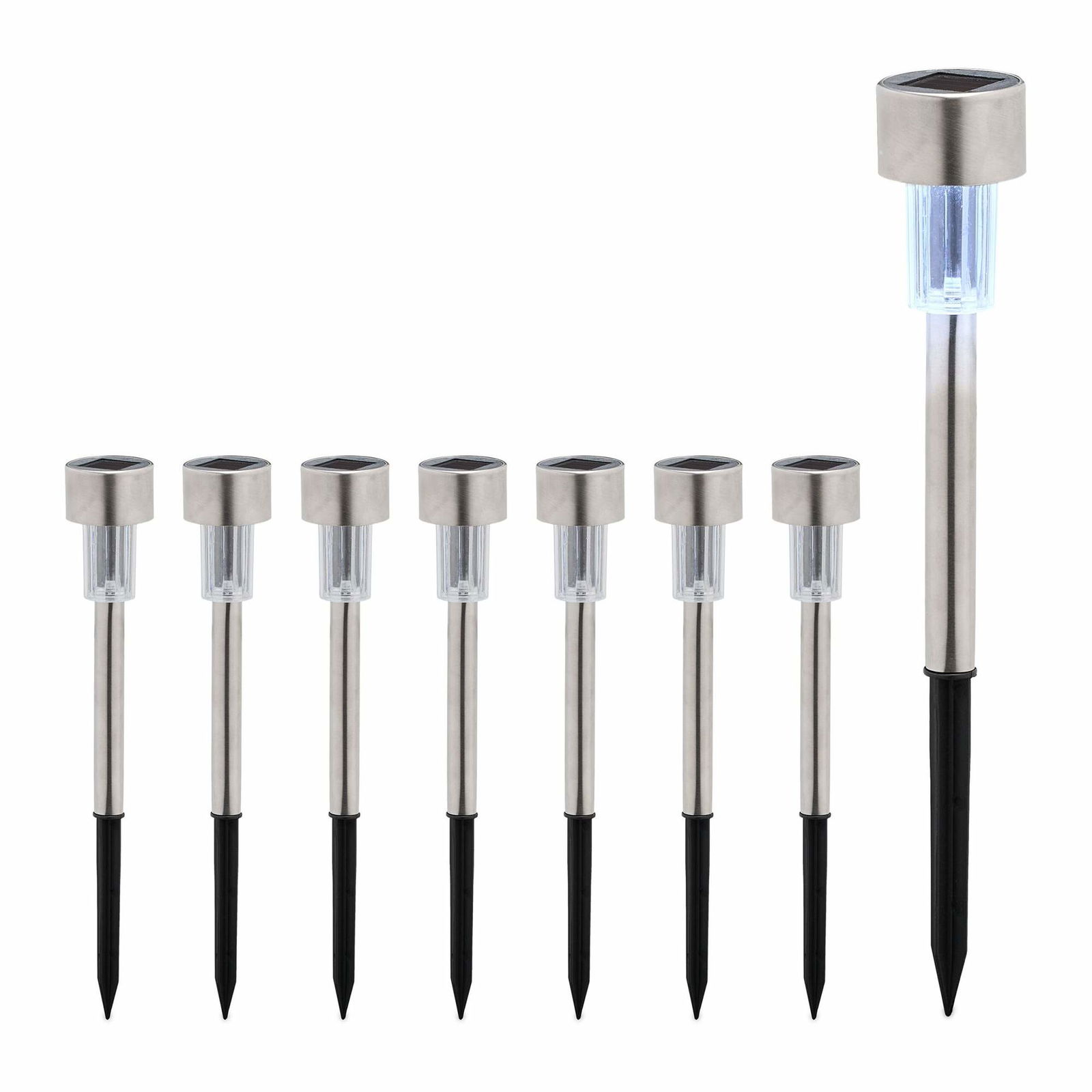 Sæt med solcellelamper