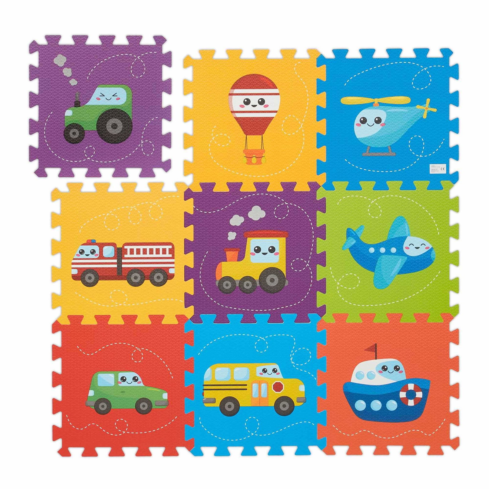 Pusselmatta med fordon | Leksaker & Spel - Leksaker - Pussel | Pryloteket