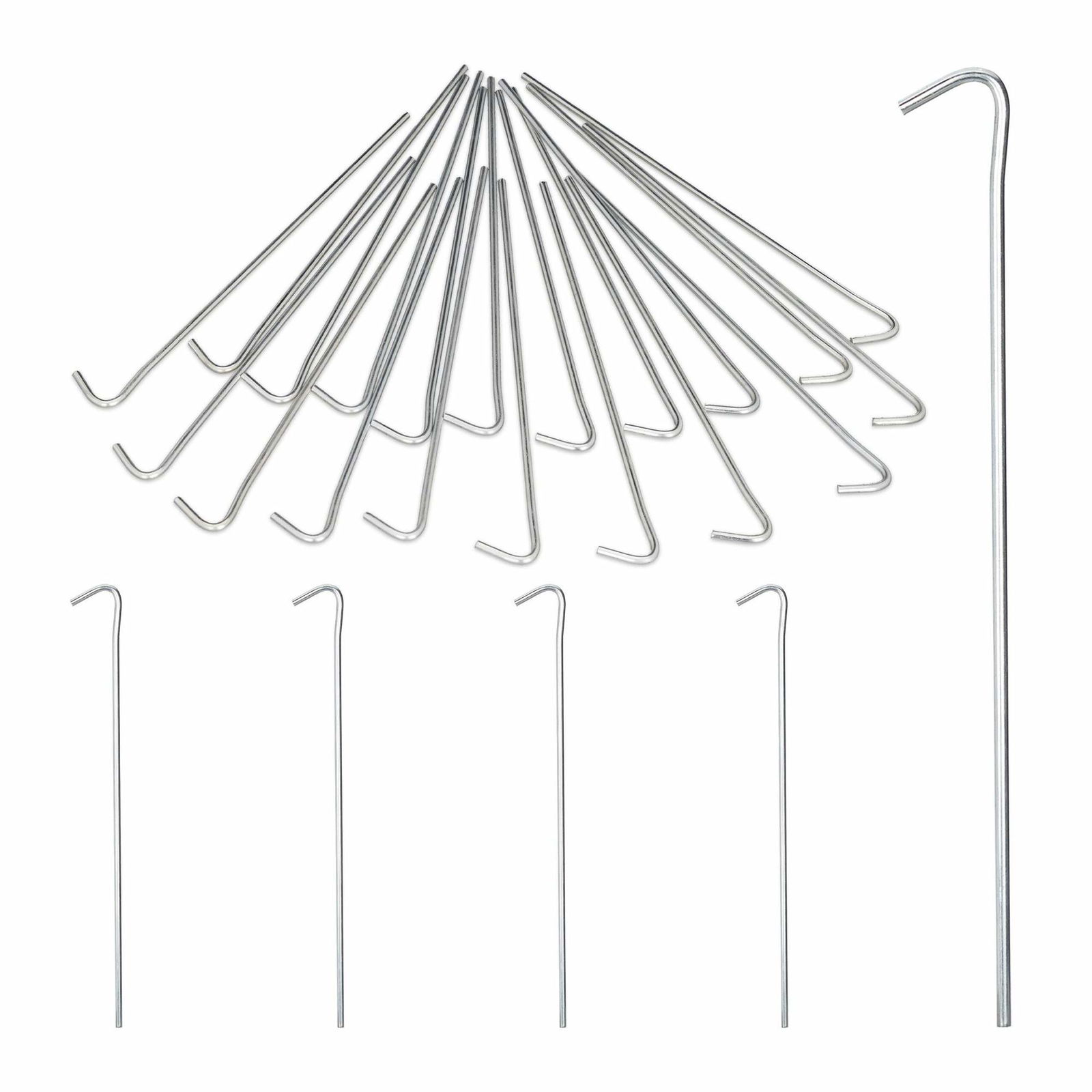 Sæt med 25 teltpløkker