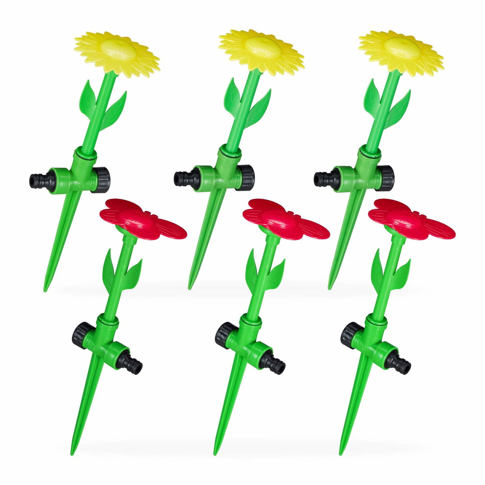 Sprinklerblomst - sæt med 6 stk