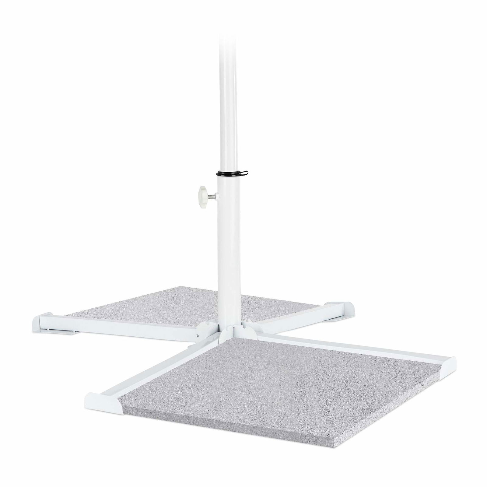 Parasol til tallerkener hvid