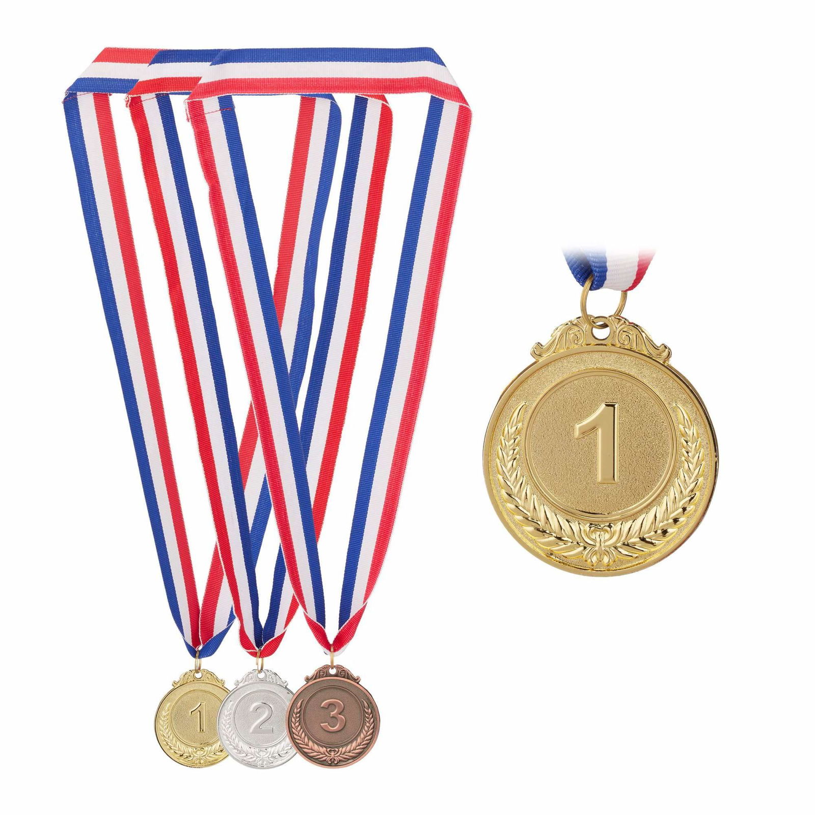 sæt med 3 medaljer til børn