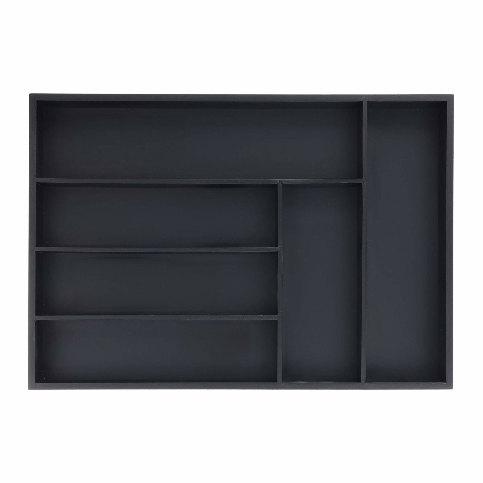 Svart bestickbricka 6 fack | Hem & Hobby - Hem & Hushåll - Kök - Köksredskap | Pryloteket