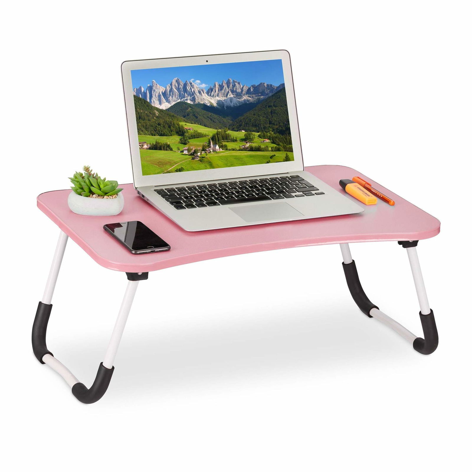 Pink laptop bord
