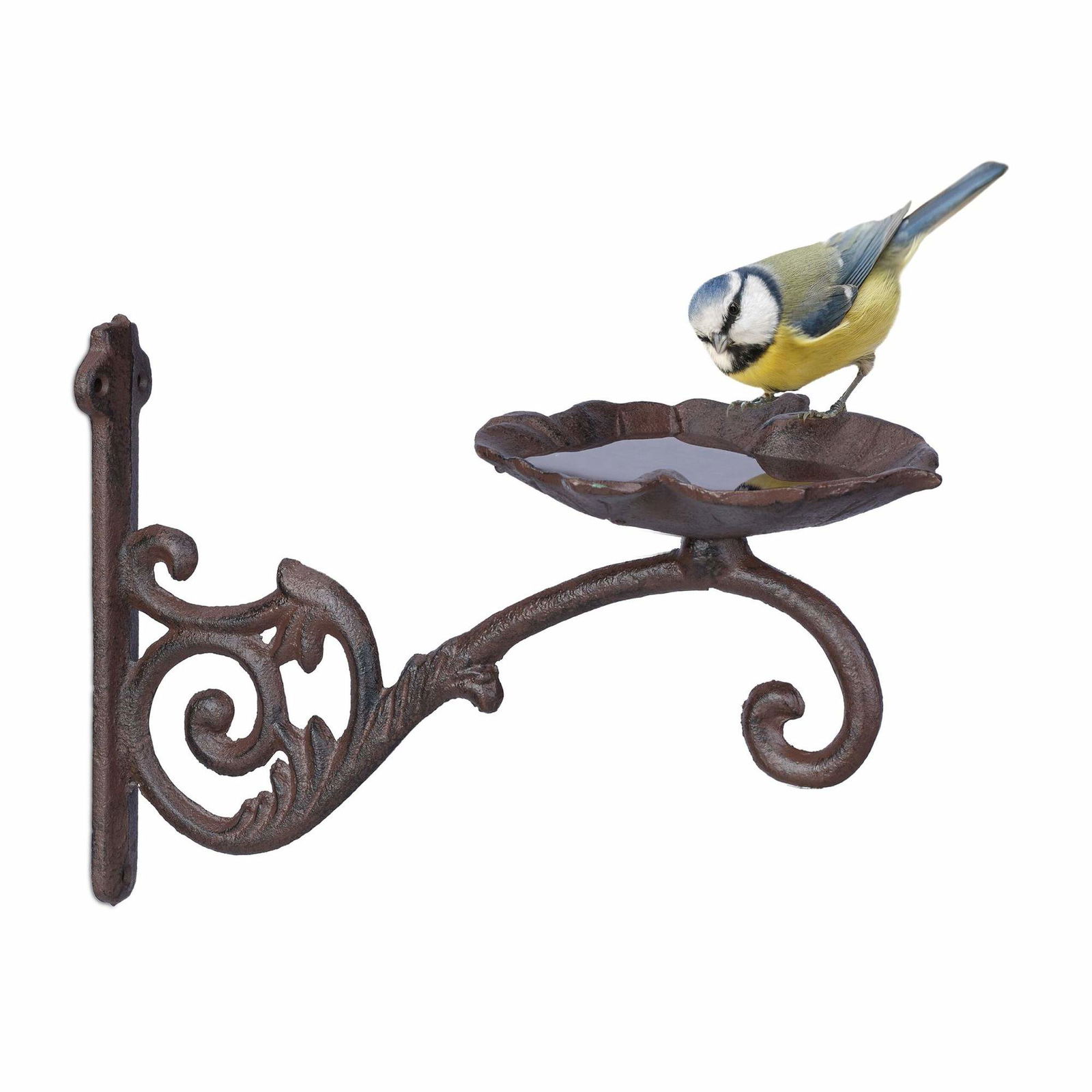 Fuglebadeblad i støbejern