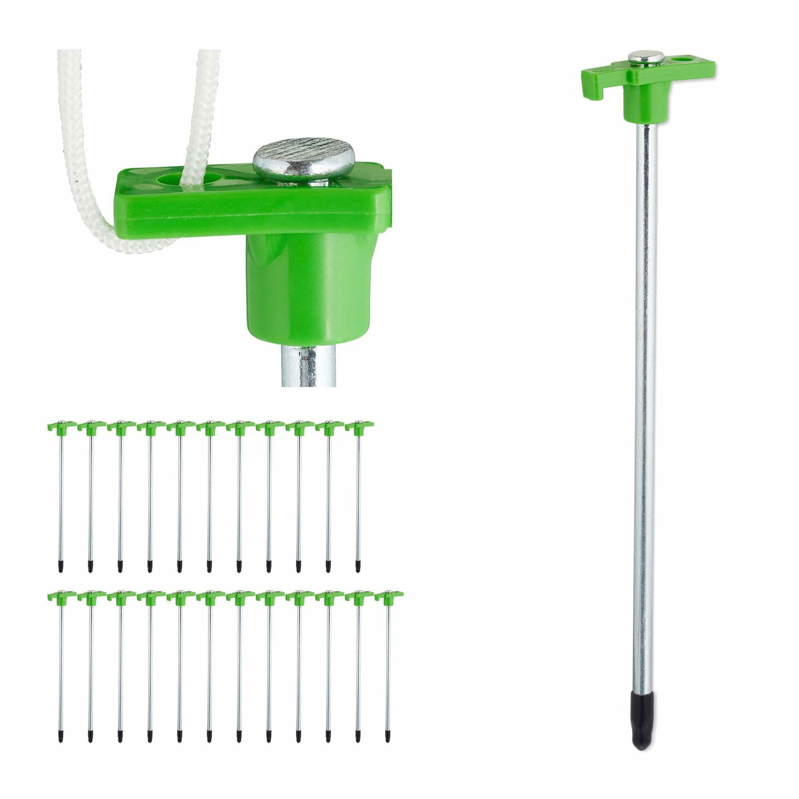 Jordpløkke til bjerge i sæt med 24 stk