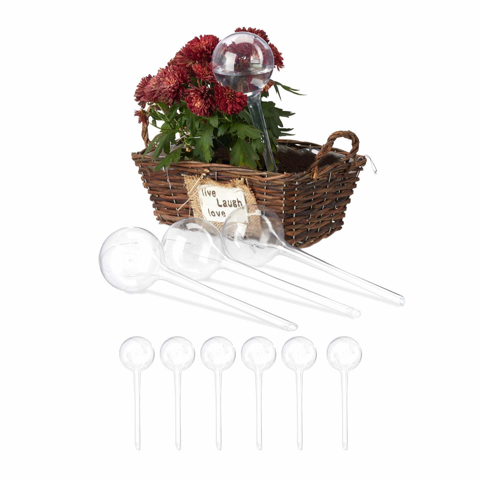 Gennemsigtige vandkugler sæt med 10 stk