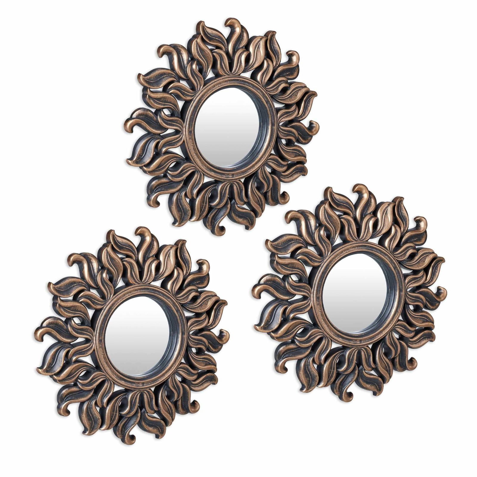 Spejl sæt af 3 sol