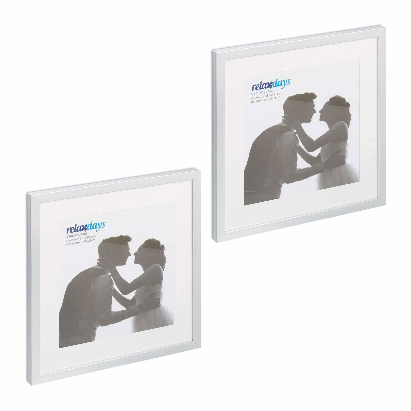 Billedramme 38,5 x 38,5 cm Sæt med 2 stk