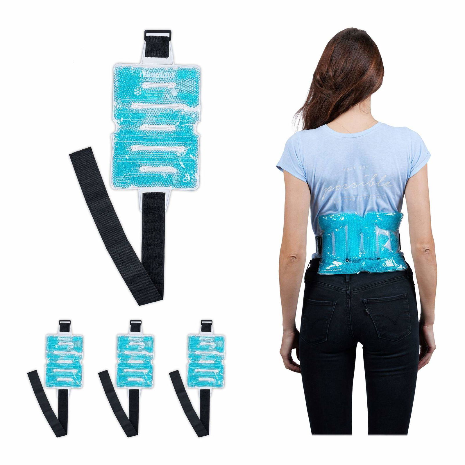 Kolde bælter - sæt med 4