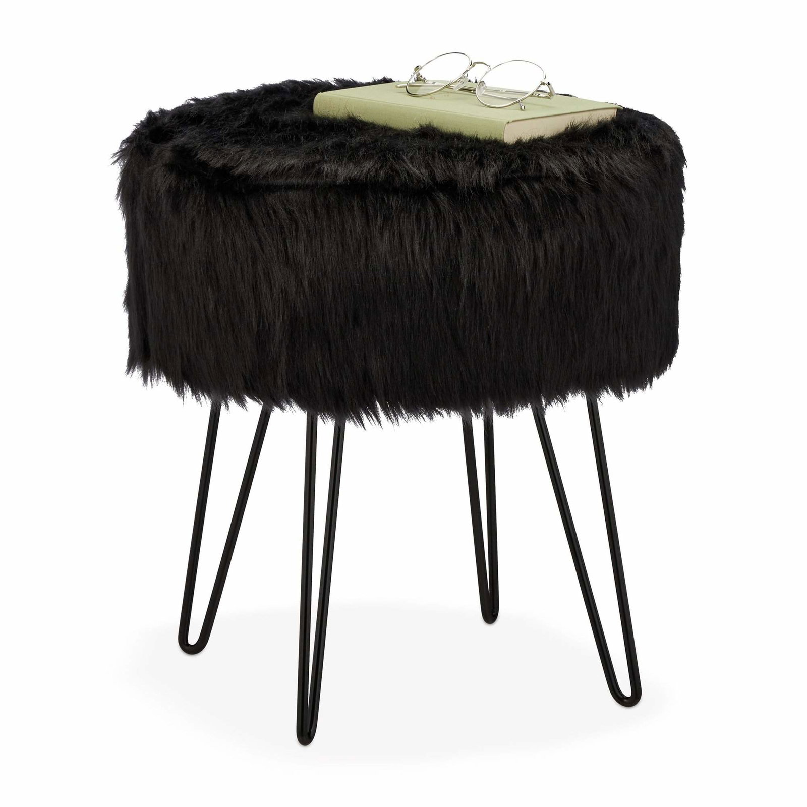 Pälspall svart | Hälsa & Skönhet - Smink & Tillbehör - Smink | Pryloteket