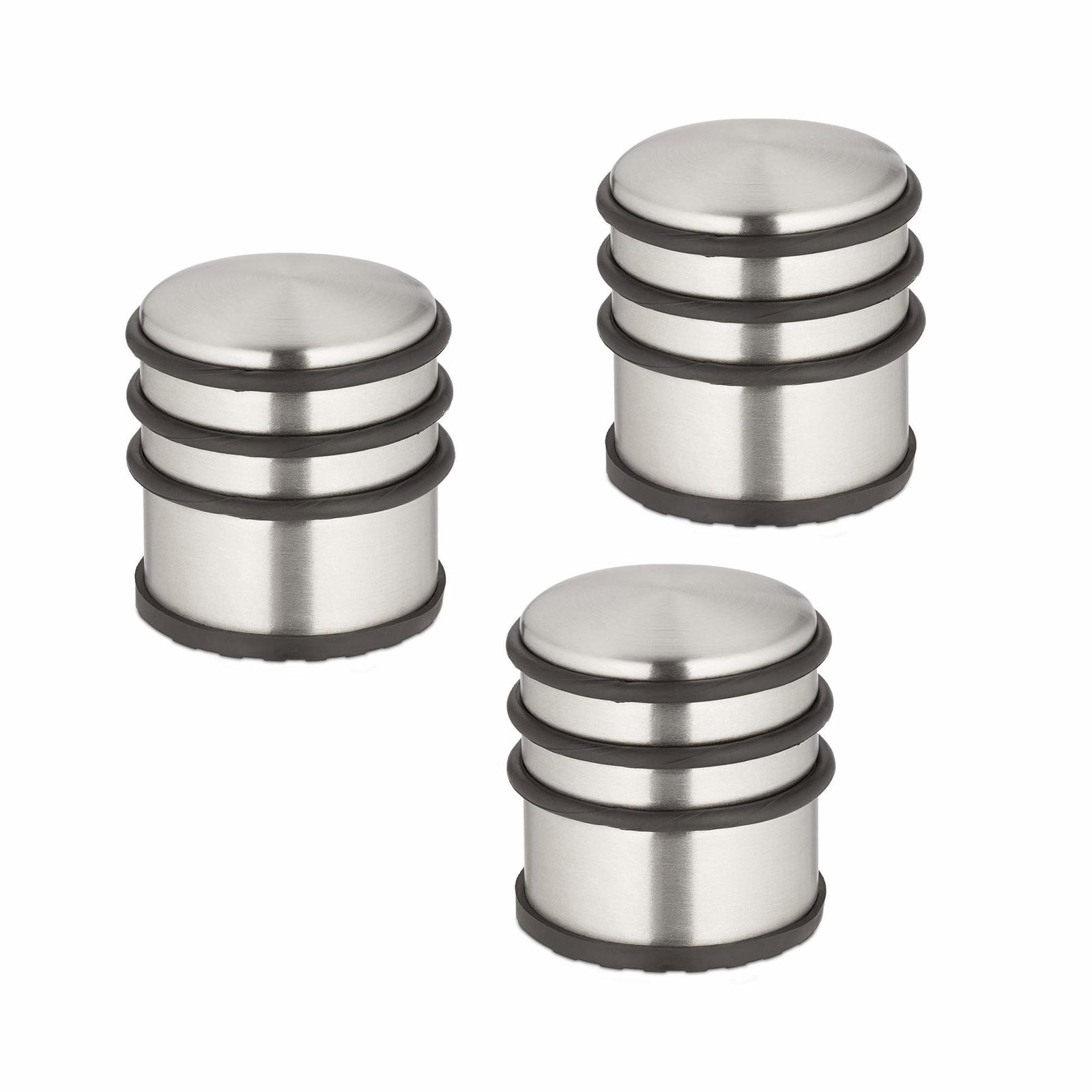 Dörrstopp i rostfritt stål - 3 st | Elektronik - Tillbehör Mobil & Surfplatta - Mobiltillbehör - Mobilkablar - Tillbehör | Pryloteket