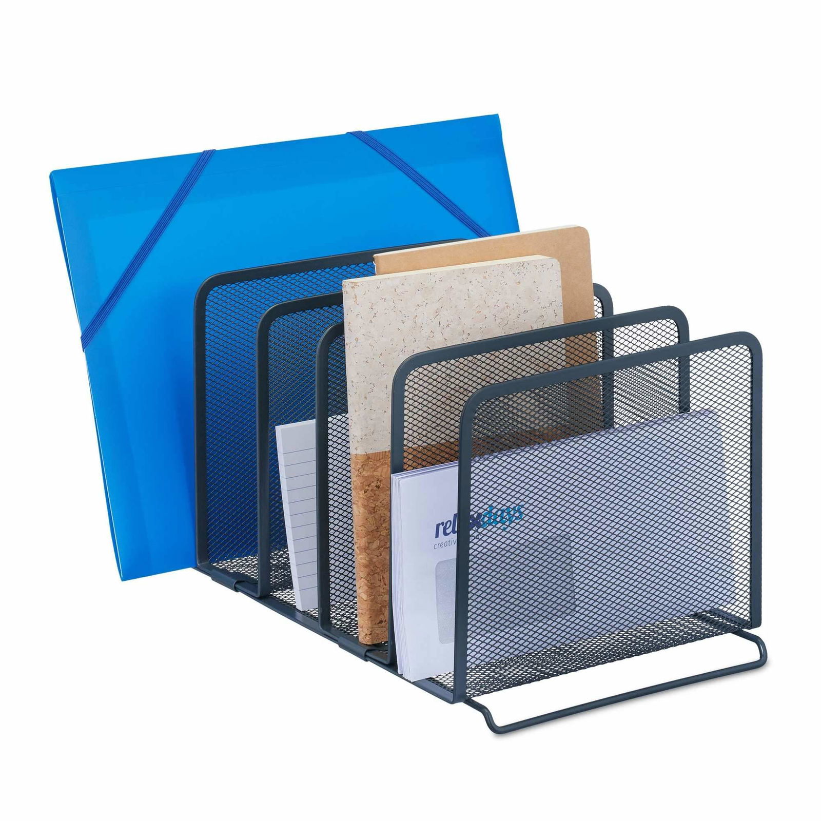 Dokumentholder med 5 rum antracit