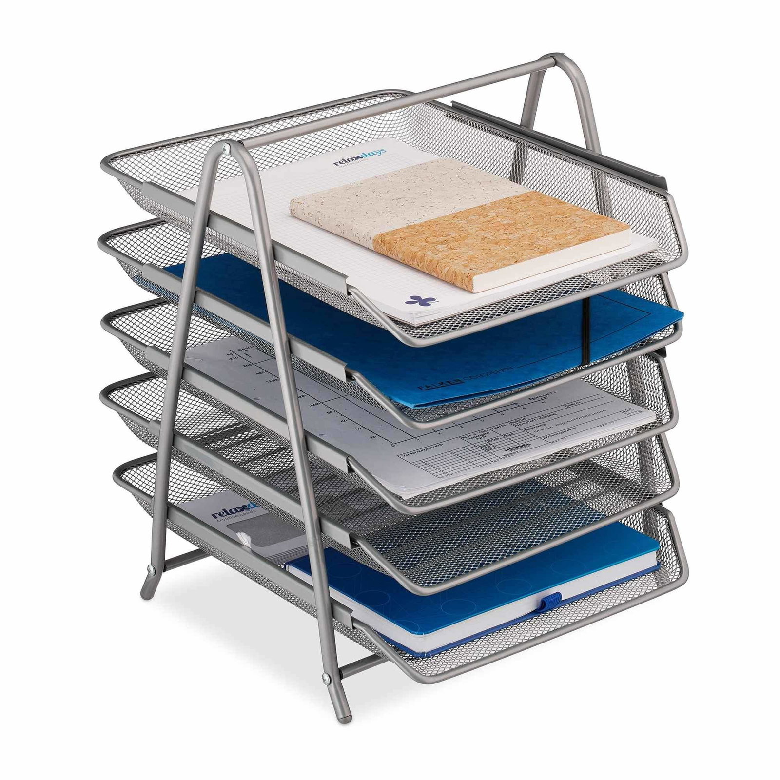 Dokumentrum i metal med 5 rum