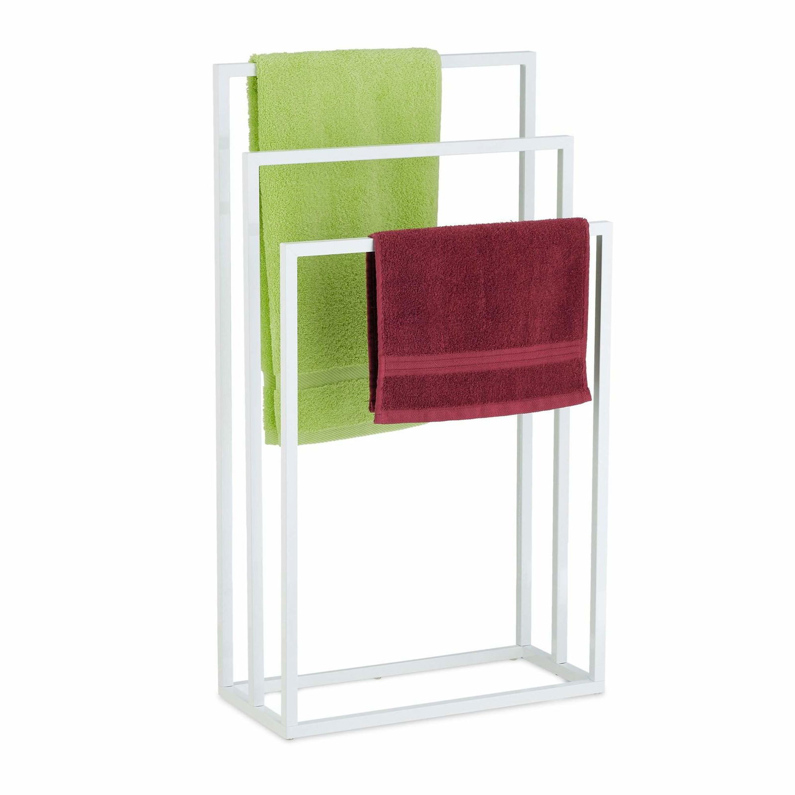 Hvid håndklædetørrer 3 skinner