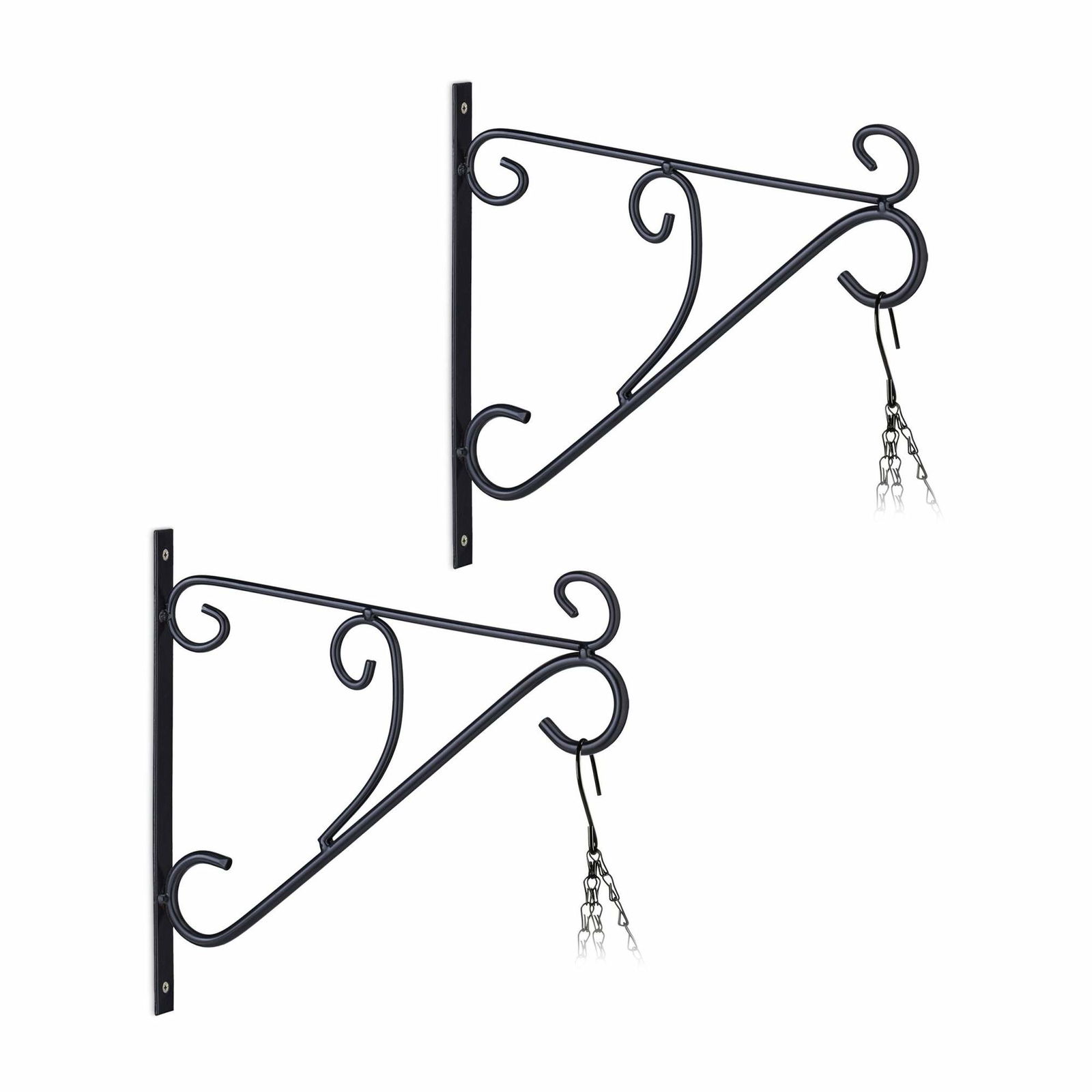 sæt med 2 hængende kurvholdere