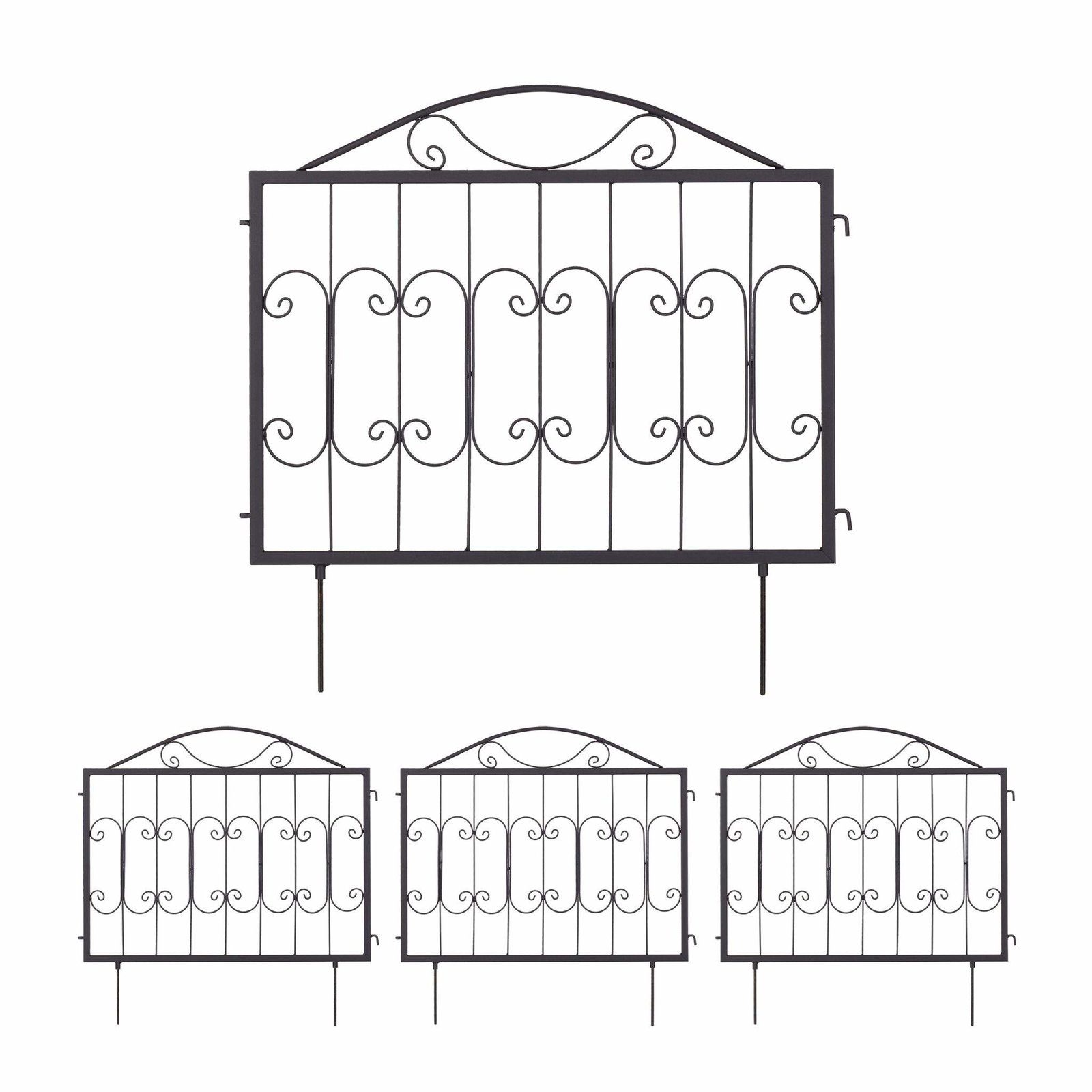sängstaket i metall, 4 delar | Hem & Hobby | Pryloteket