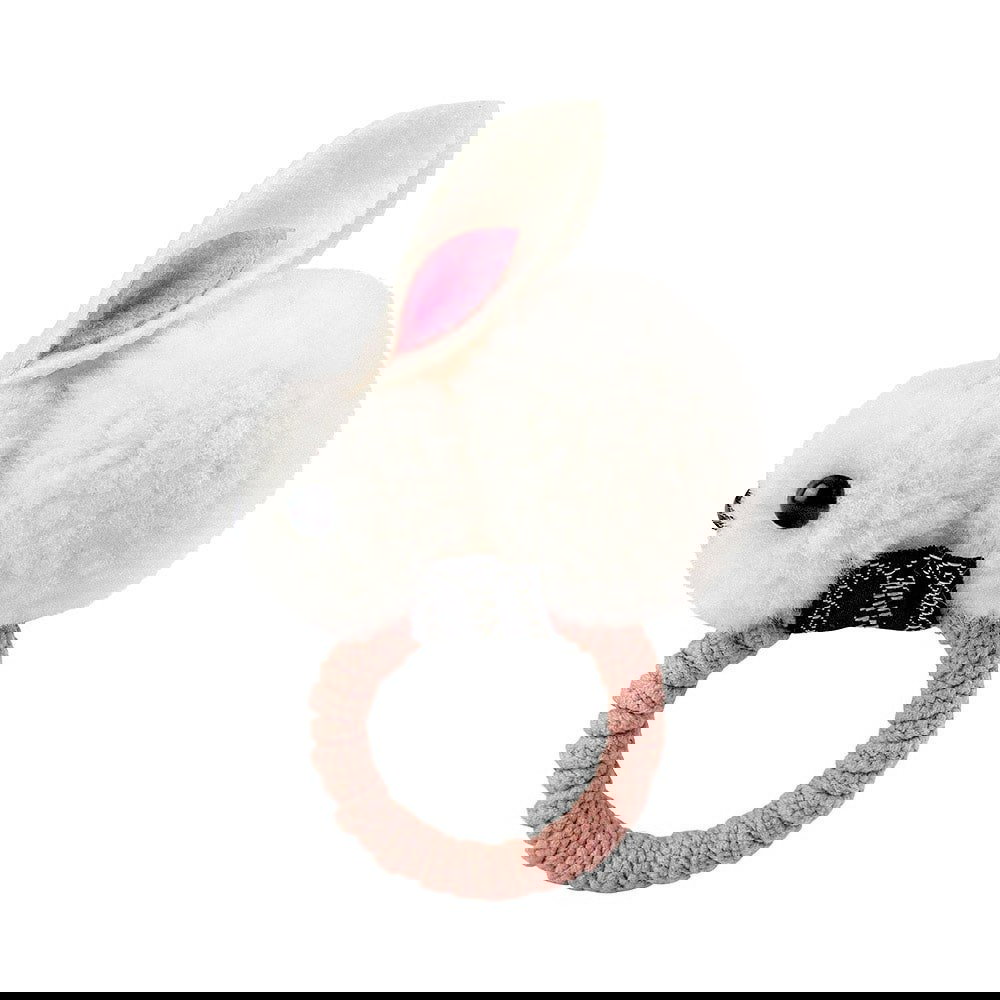 Hårsnodd med kanin - Vit | Hälsa & Skönhet - Hårvård & Styling - Hårsnoddar & Hårspänne | Pryloteket