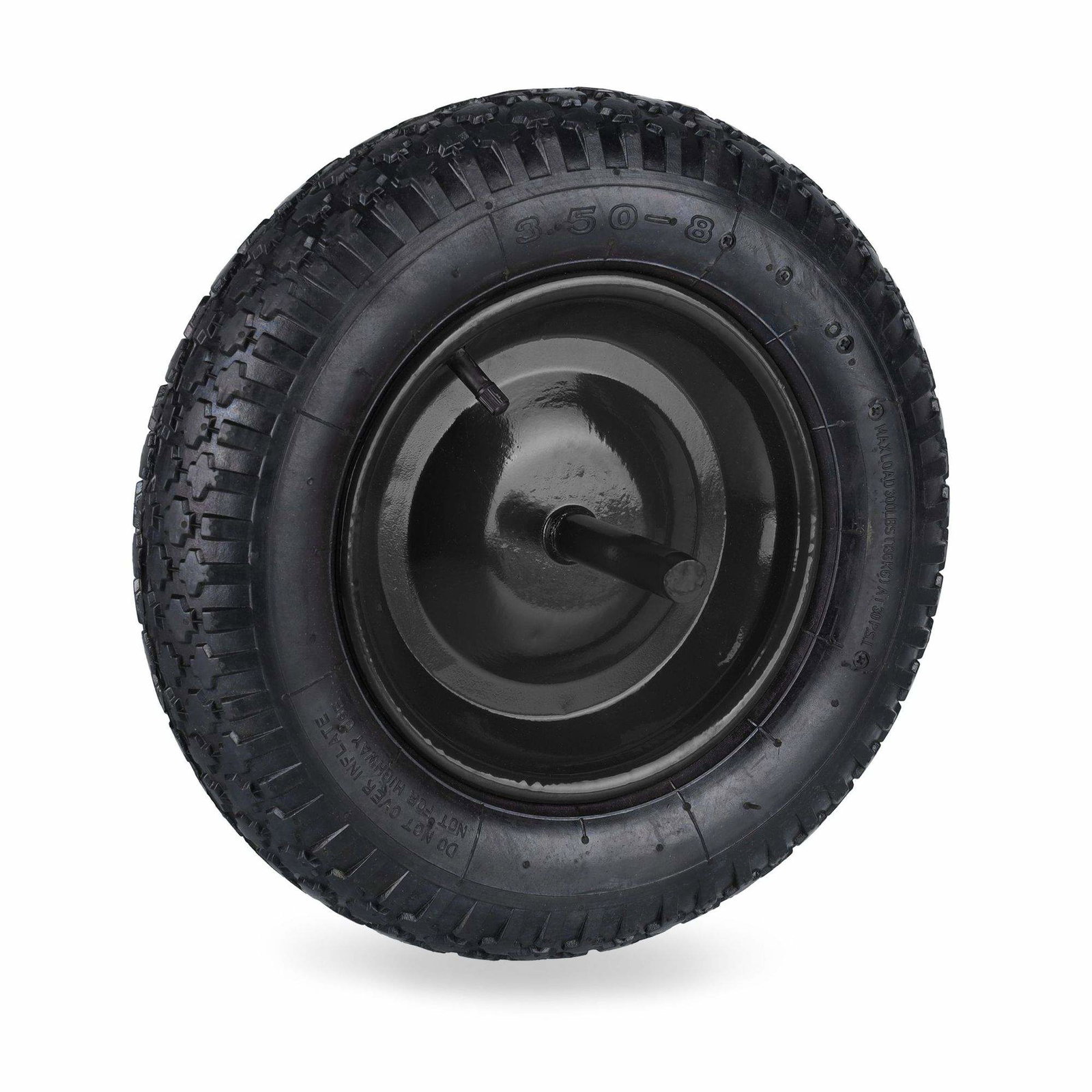 Hjul till skottkärra 3.50-8 med pneumatiska däck | Hem & Hobby - Hem & Hushåll - Trädgårdsartiklar - Skottkärror - Skottkärrehjul | Pryloteket
