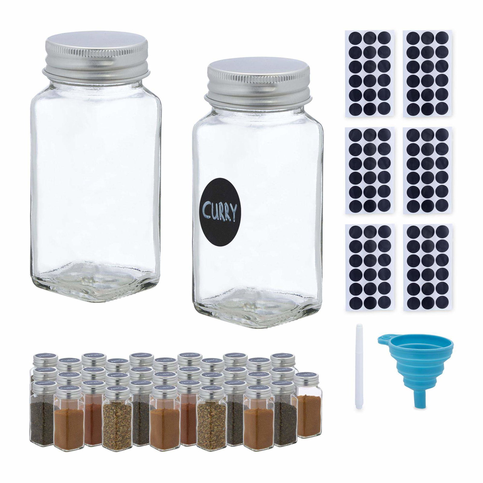 Kryddburkar set om 36 st | Hem & Hobby - Hem & Hushåll - Kök - Köksförvaring - Kryddförvaring | Pryloteket